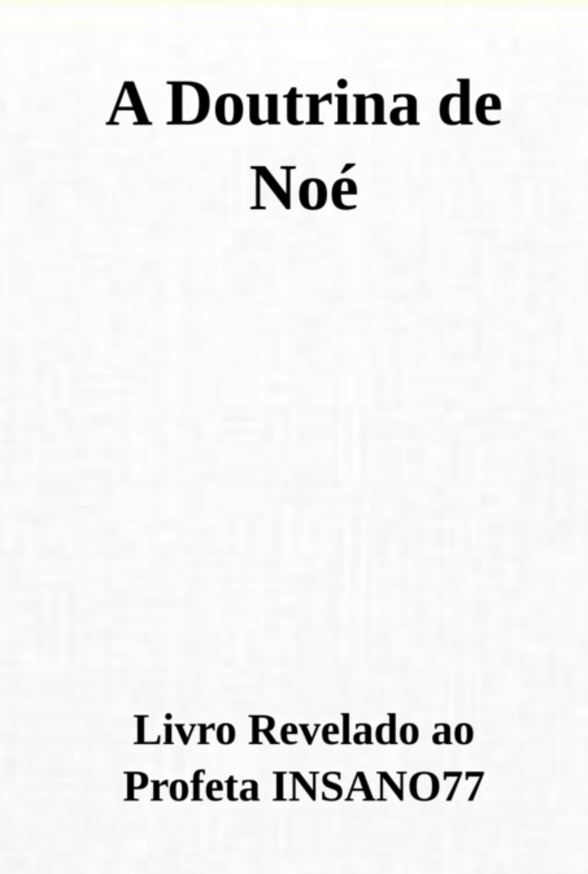 A Doutrina De Noé