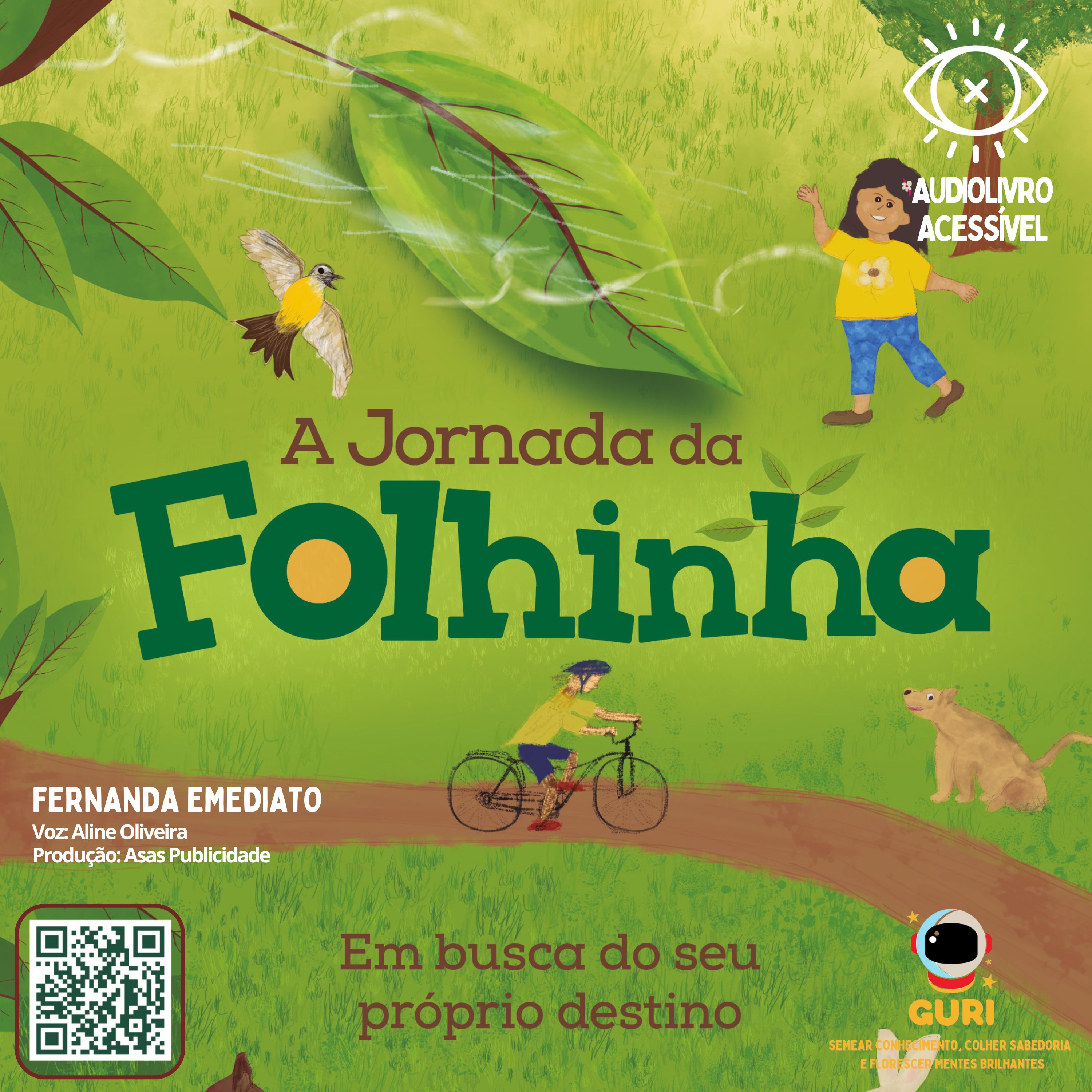 A jornada da folhinha: Edição acessível com descrição de imagens