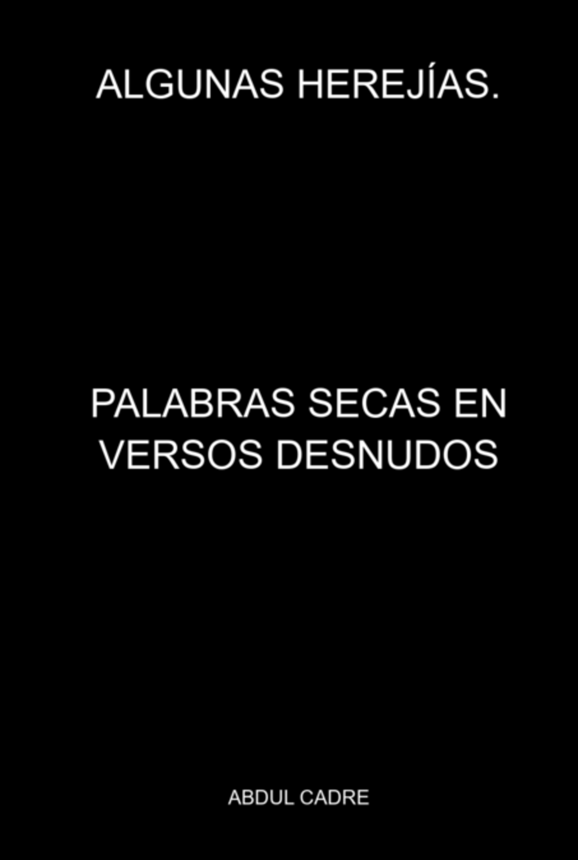 Algunas Herejías.