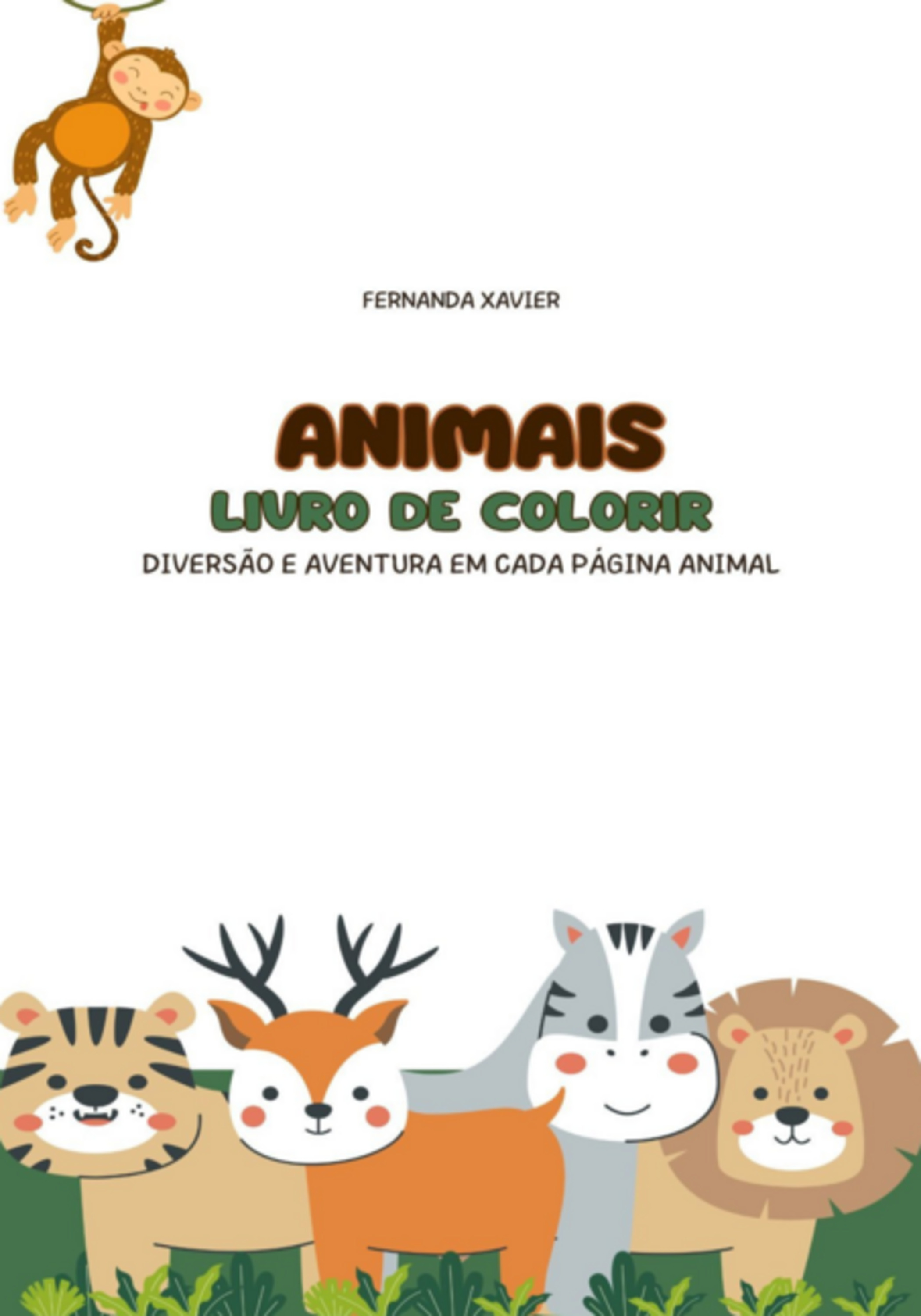 Animais - Livro De Colorir