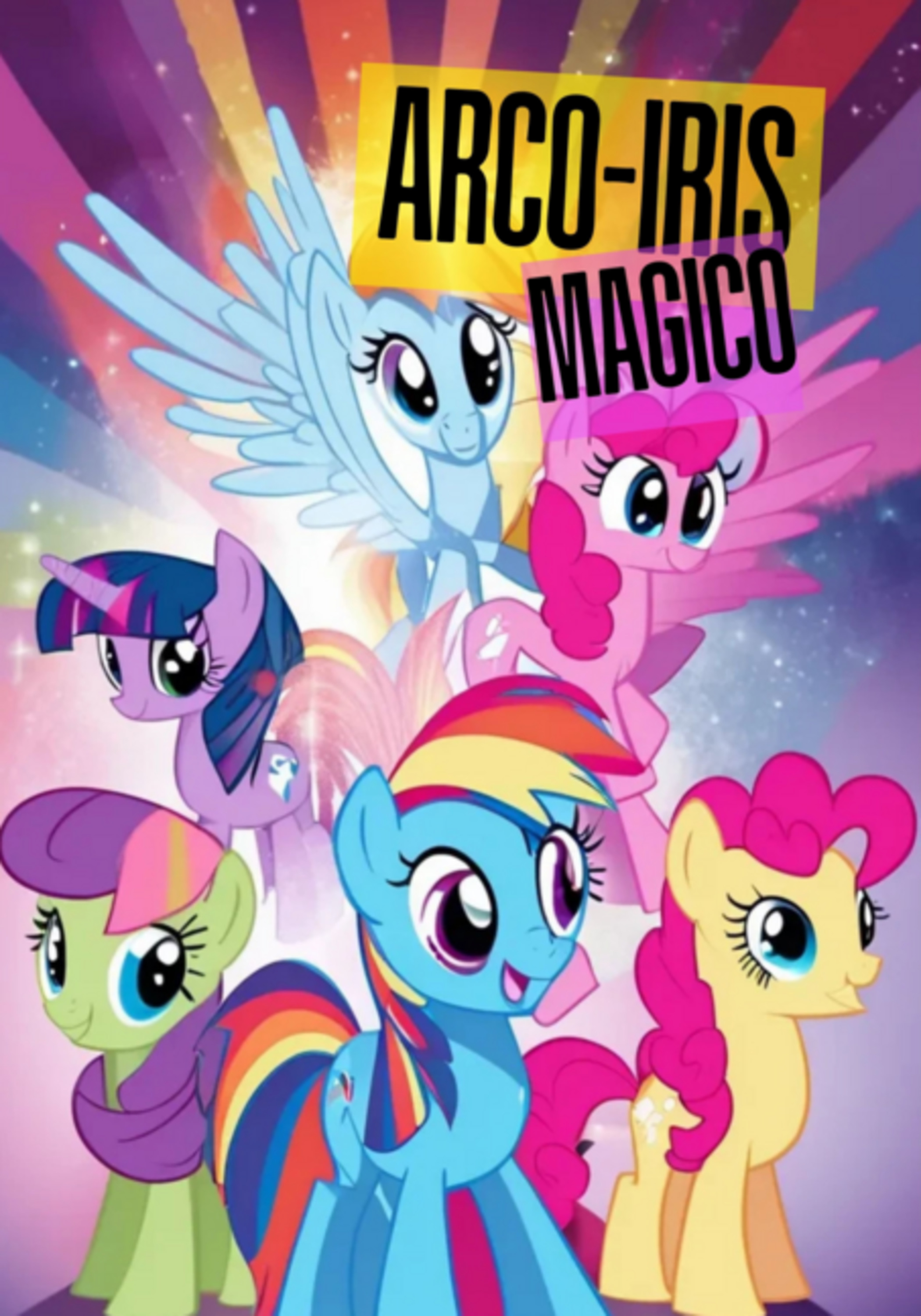 Arco-íris Mágico: Histórias Para Colorir Com My Little Pony