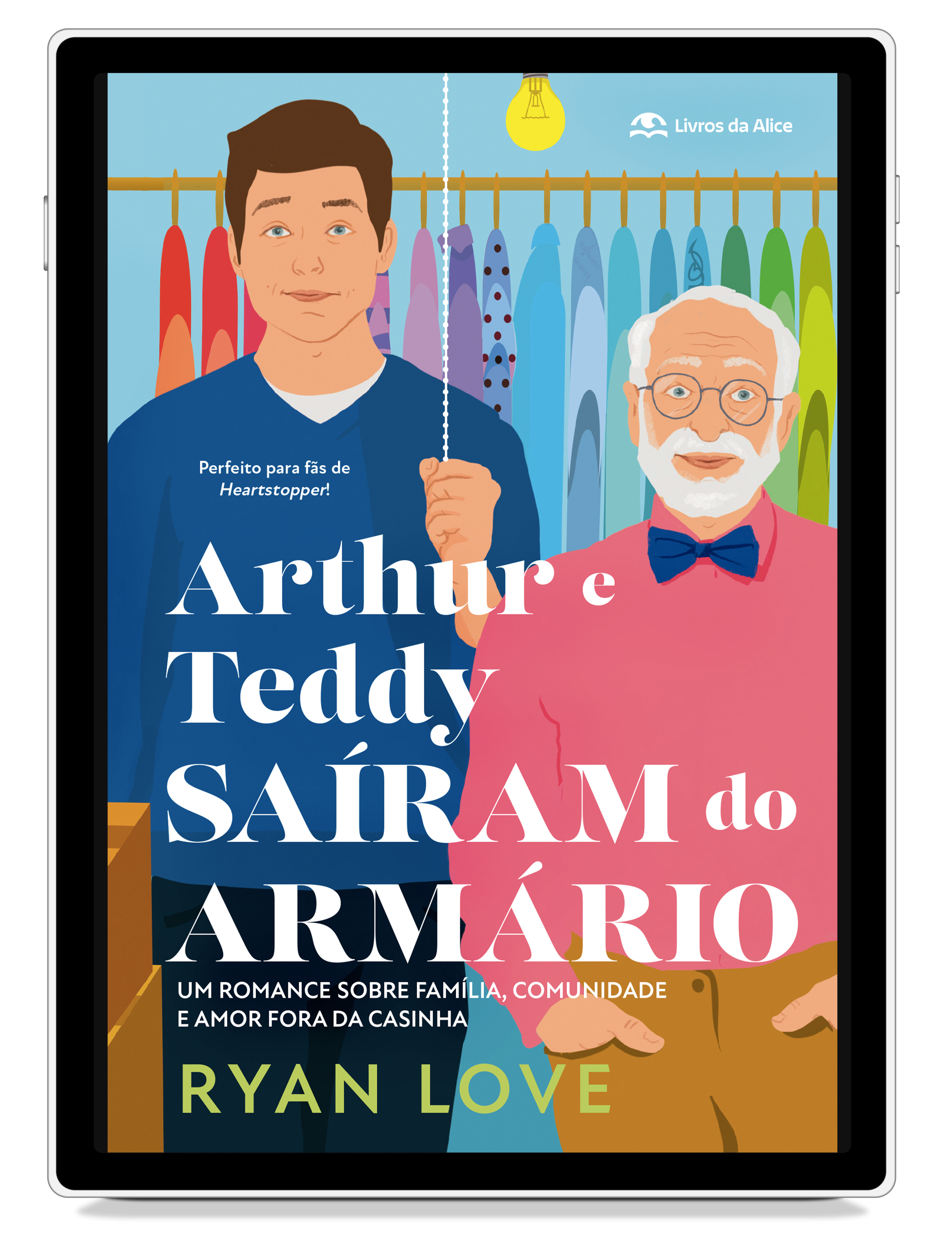 Arthur e Teddy saem do armário