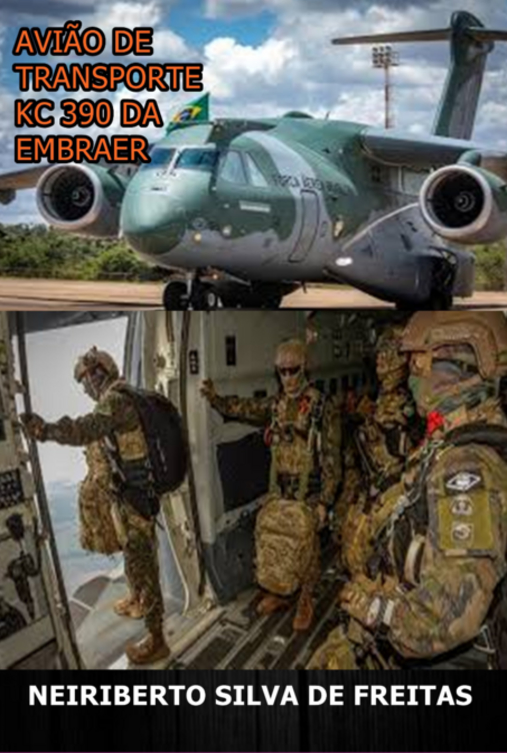 Avião De Transporte Kc 390 Da Embraer