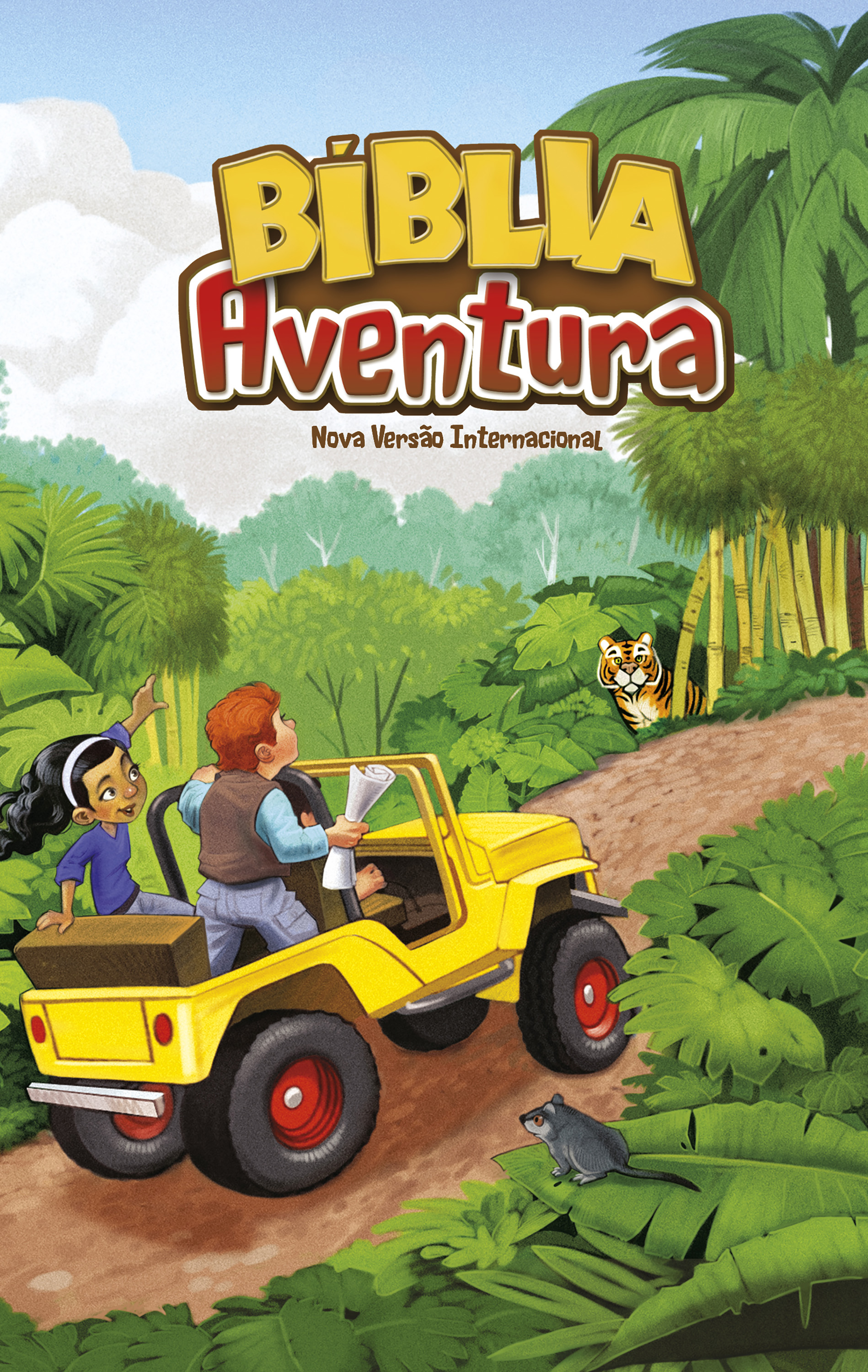 Bíblia Aventura para crianças, NVI, capa safari, modelo azul