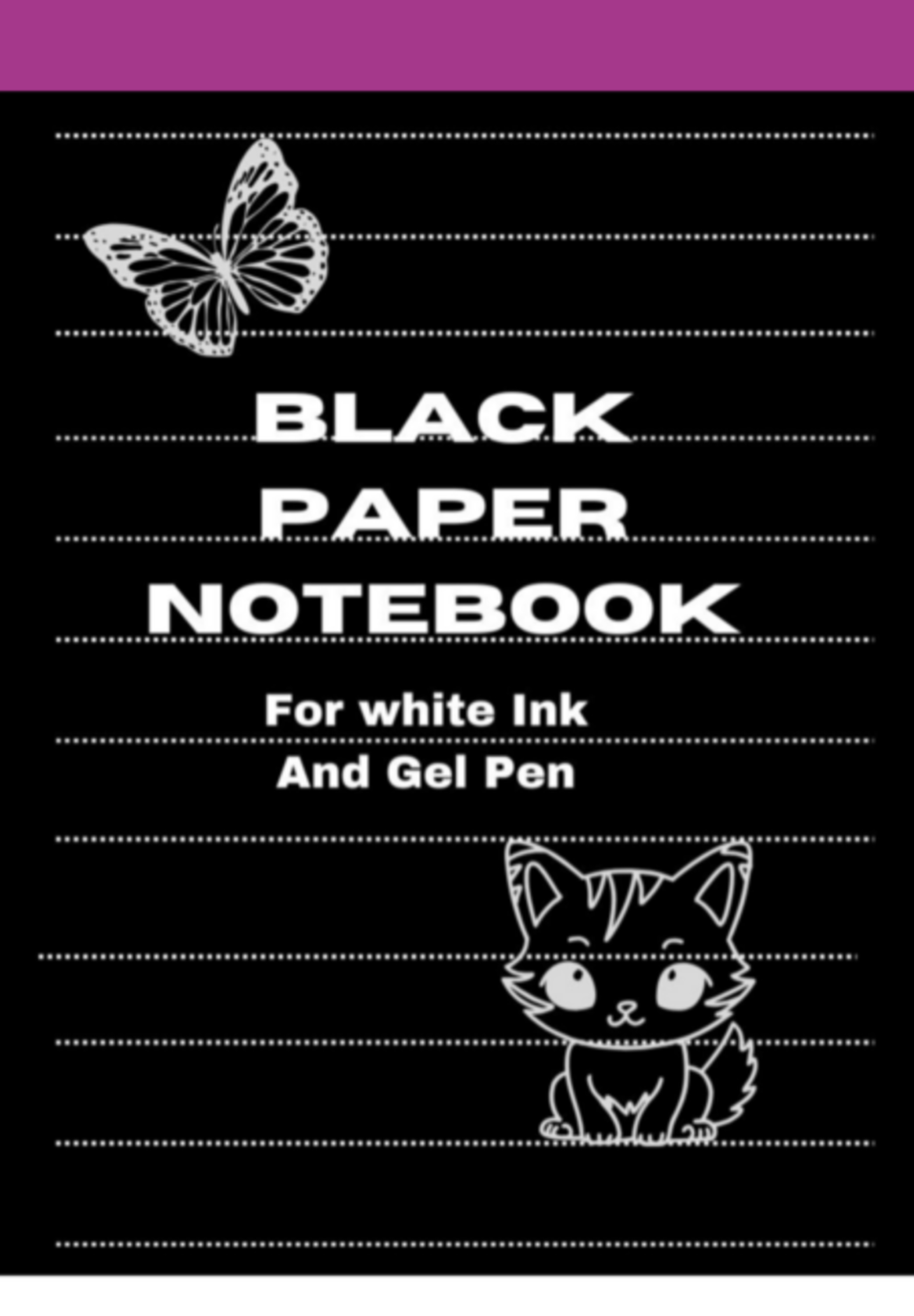 Black Paper Notebook