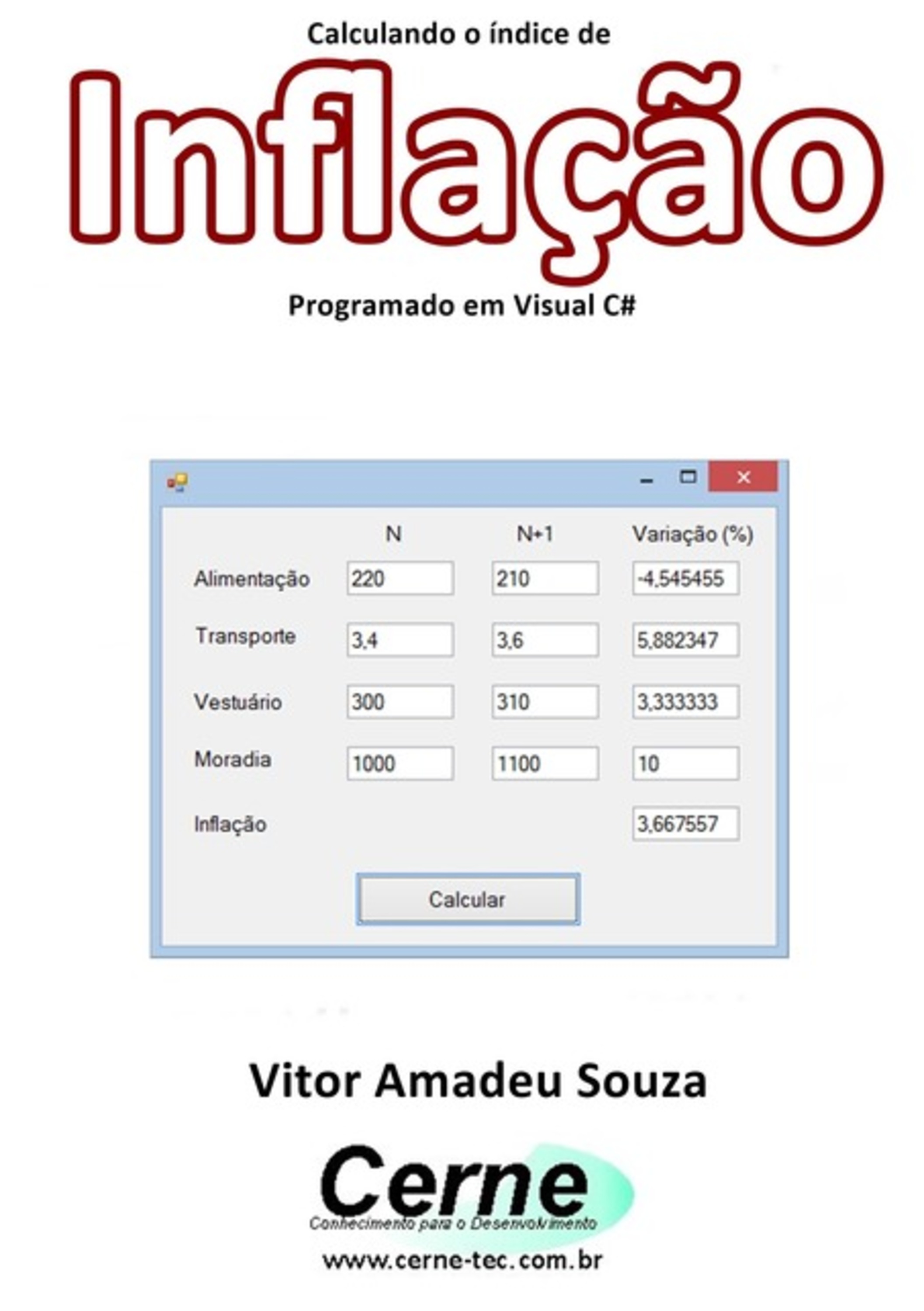 Calculando O Índice De Inflação Programado Em Visual C#