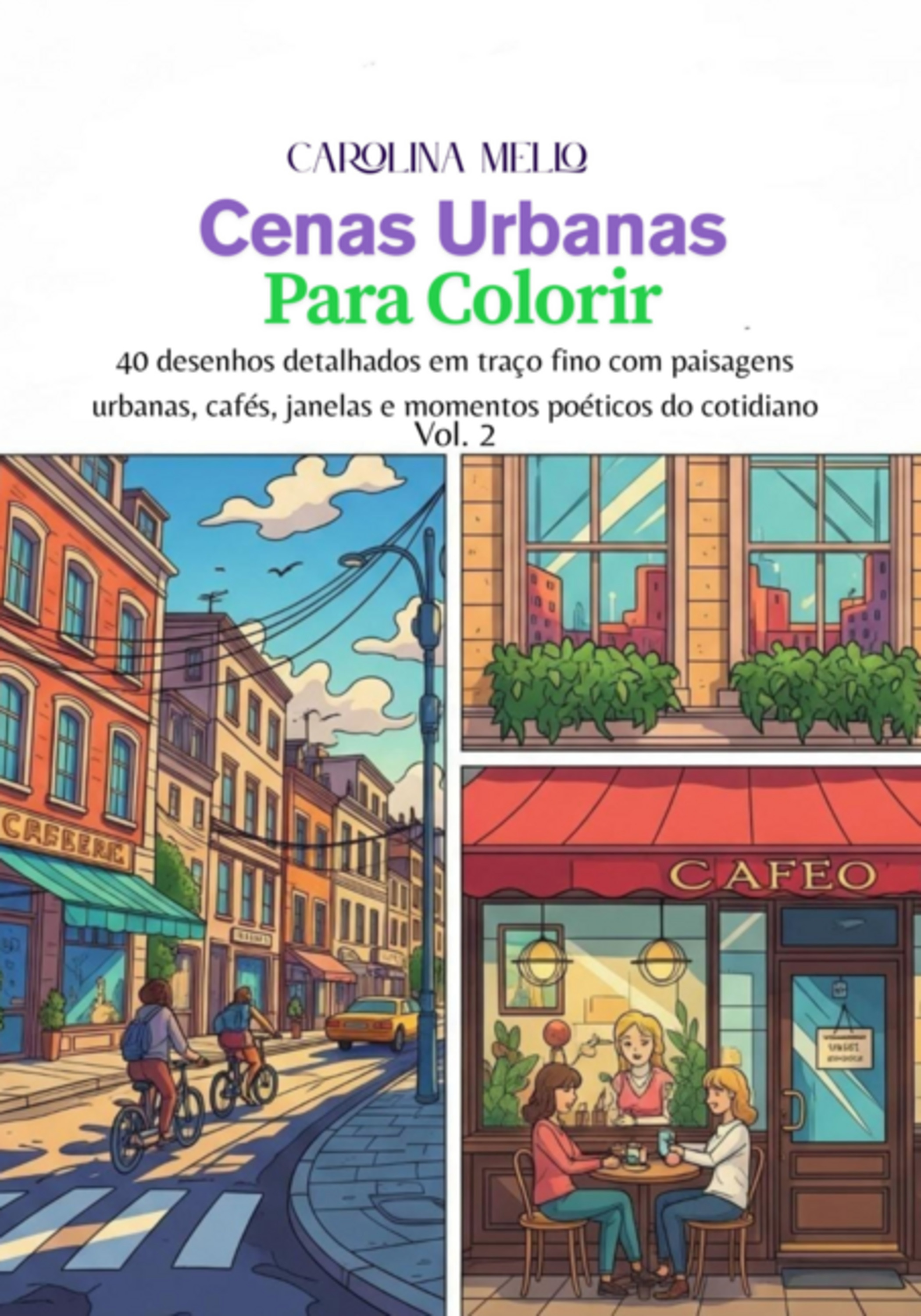 Cenas Urbanas Para Colorir