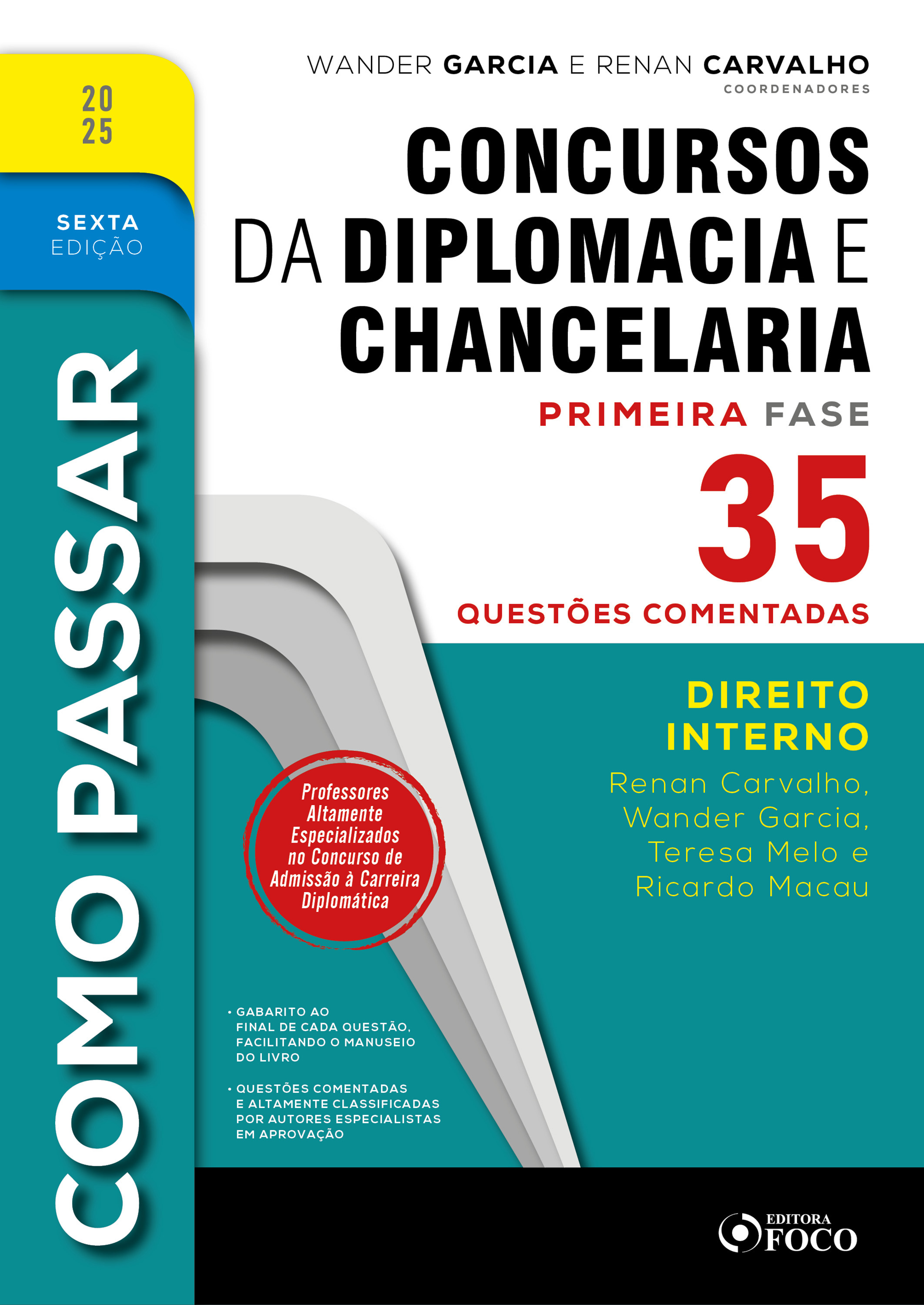 Como Passar em Concursos de Diplomacia e Chancelaria - 6ª Ed - 2025