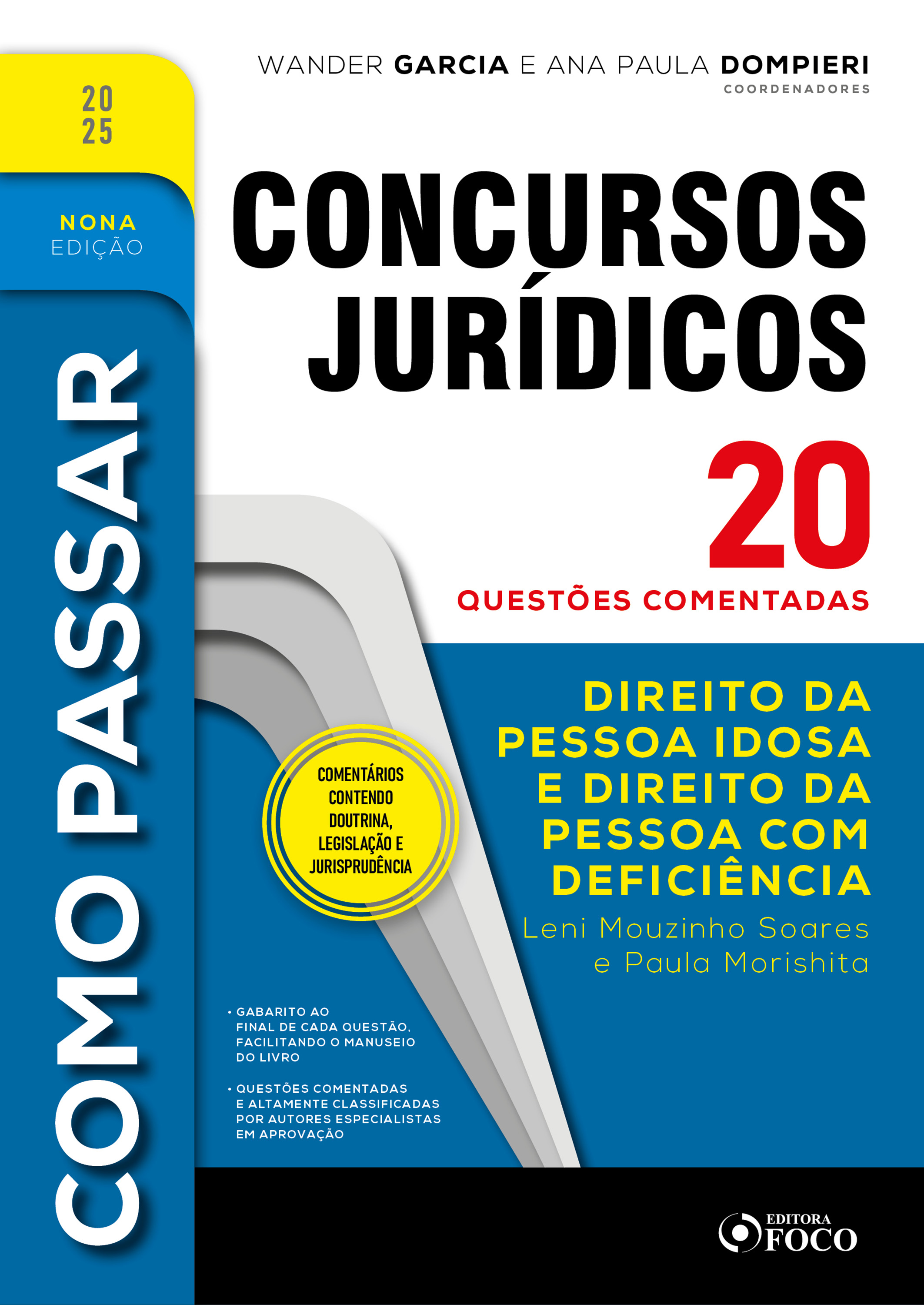 Como Passar em Concursos Jurídicos - 9ª Ed - 2025