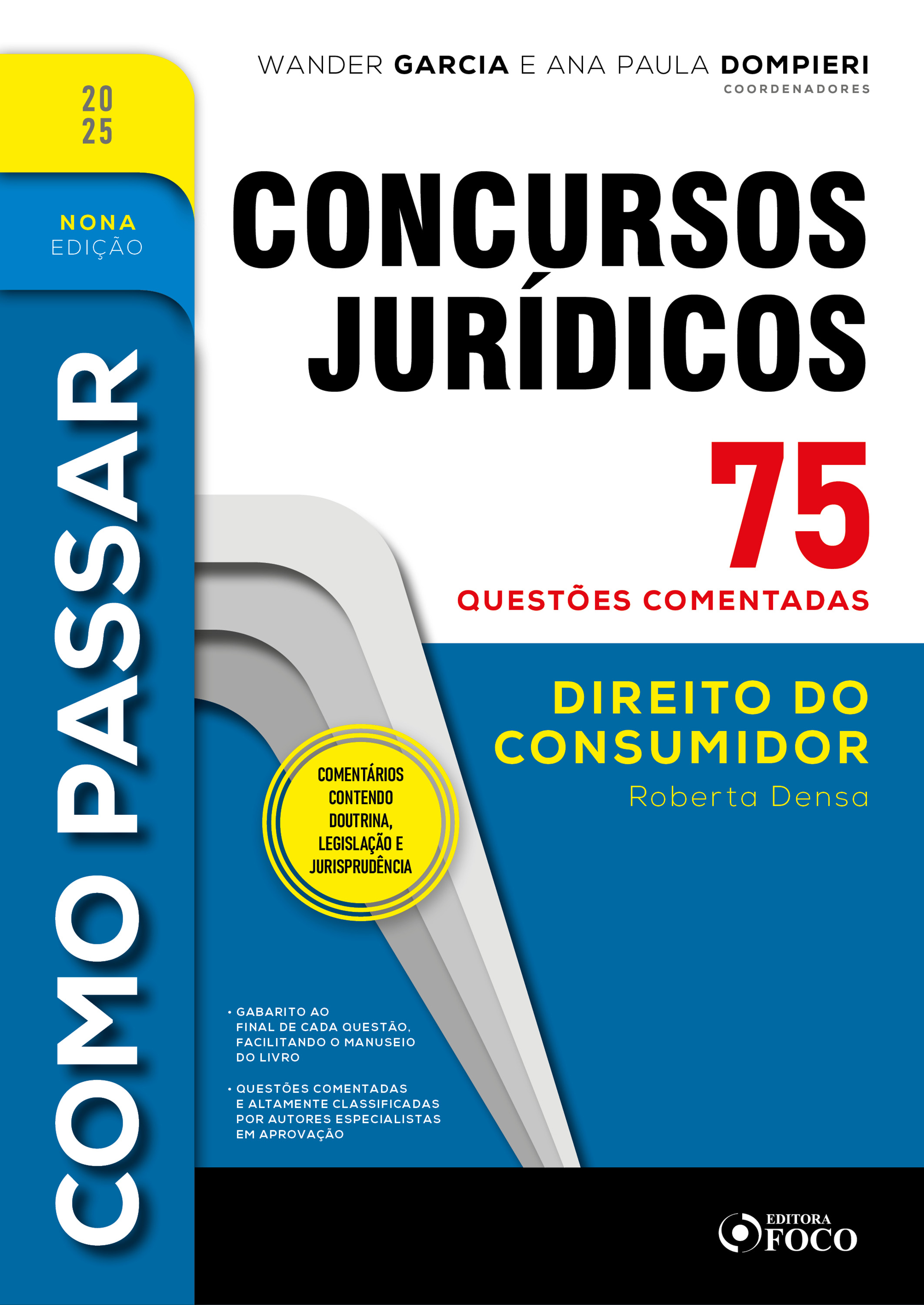 Como Passar em Concursos Jurídicos - 9ª Ed - 2025