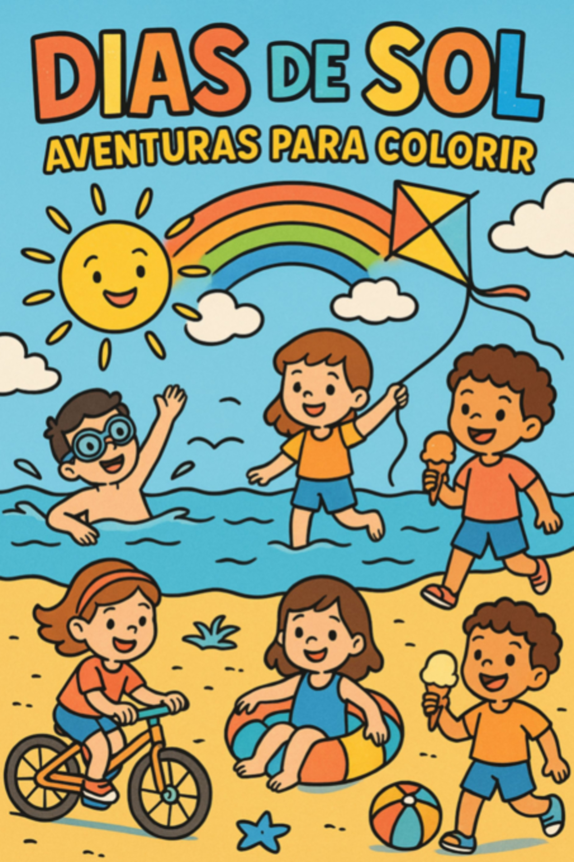 Dias De Sol: Aventuras Para Colorir