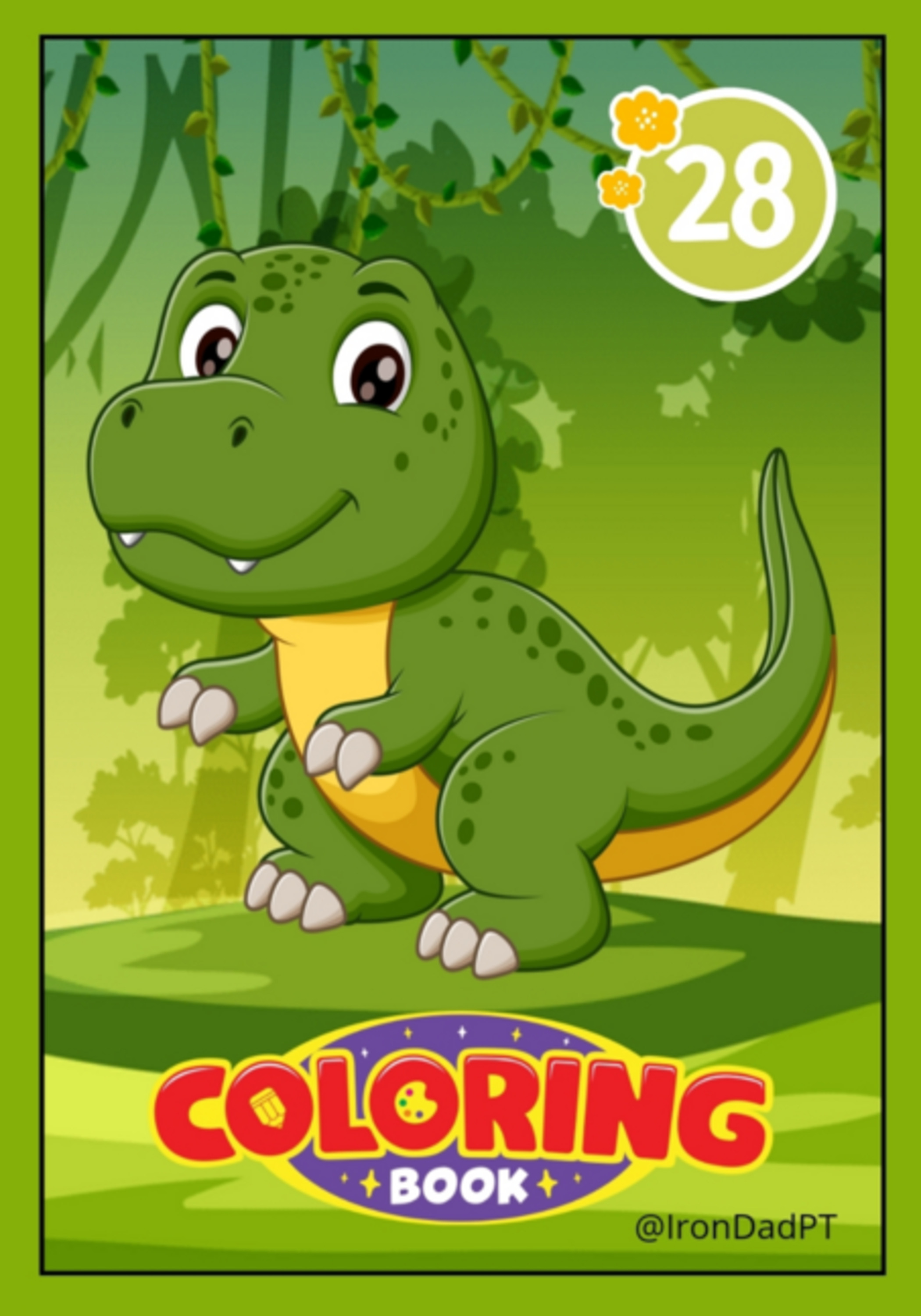 Dinosaur Coloring Book