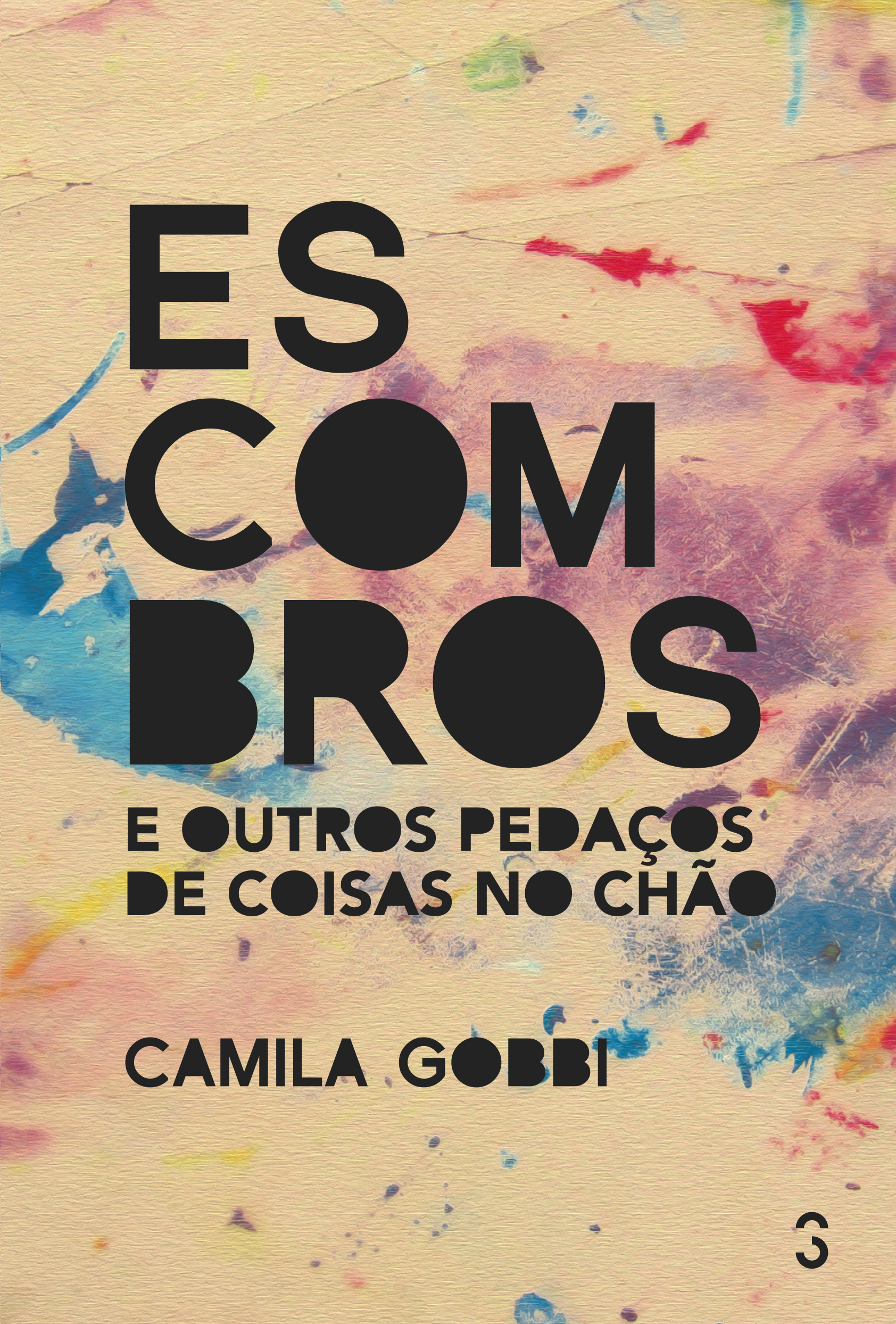 Escombros e outros pedaços de coisas no chão