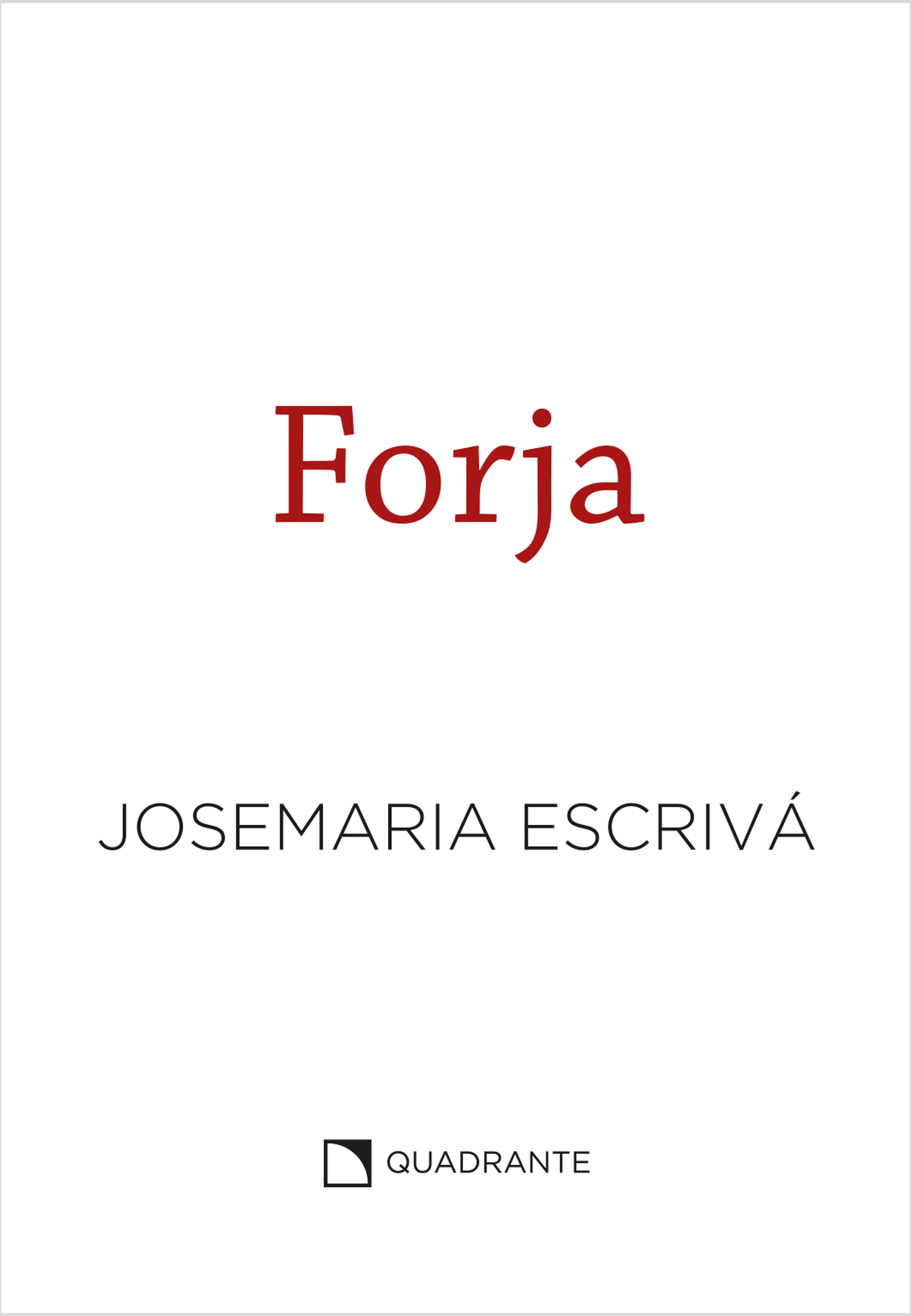 Forja - Capa branca