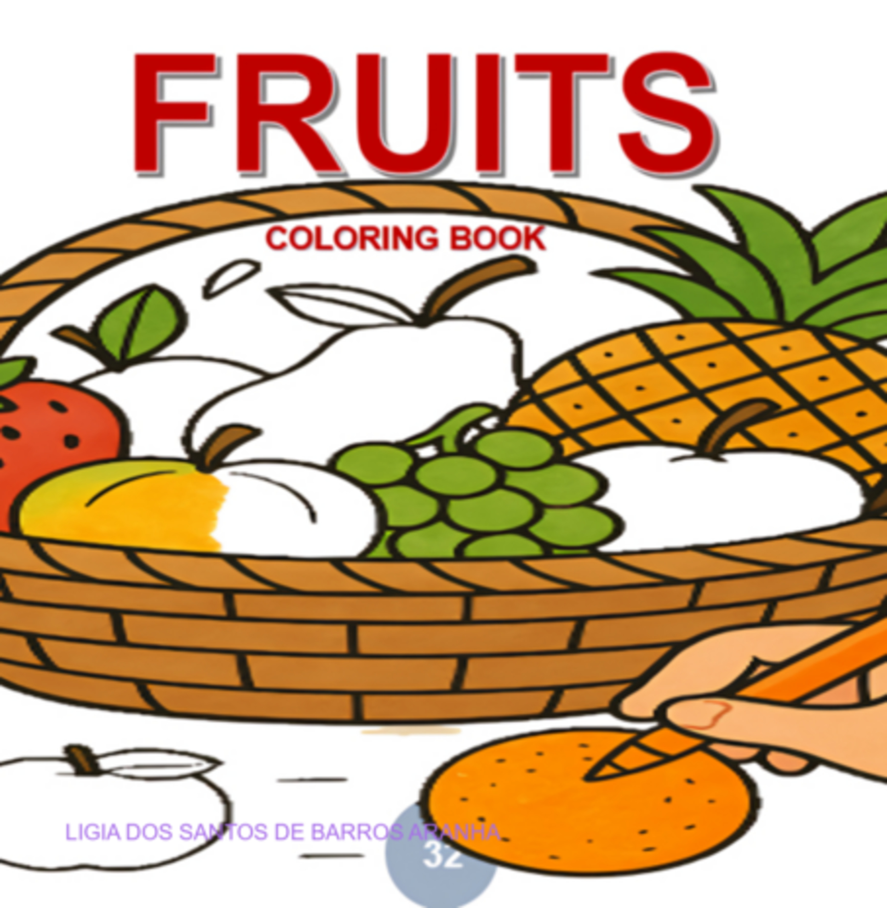 Fruits Coloring Book