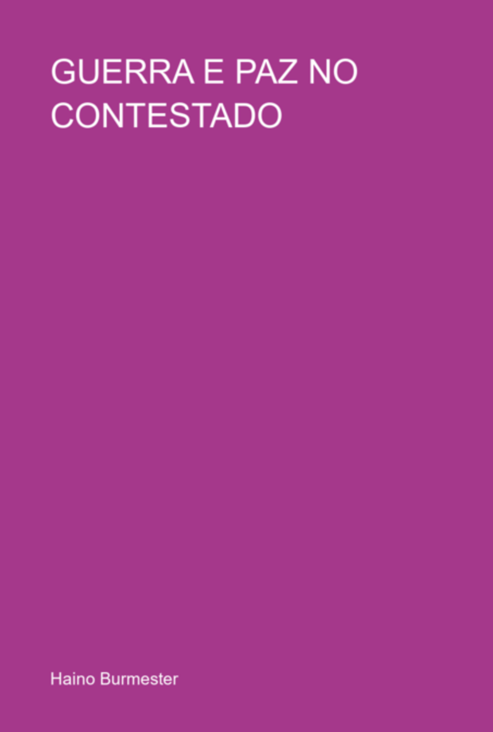 Guerra E Paz No Contestado