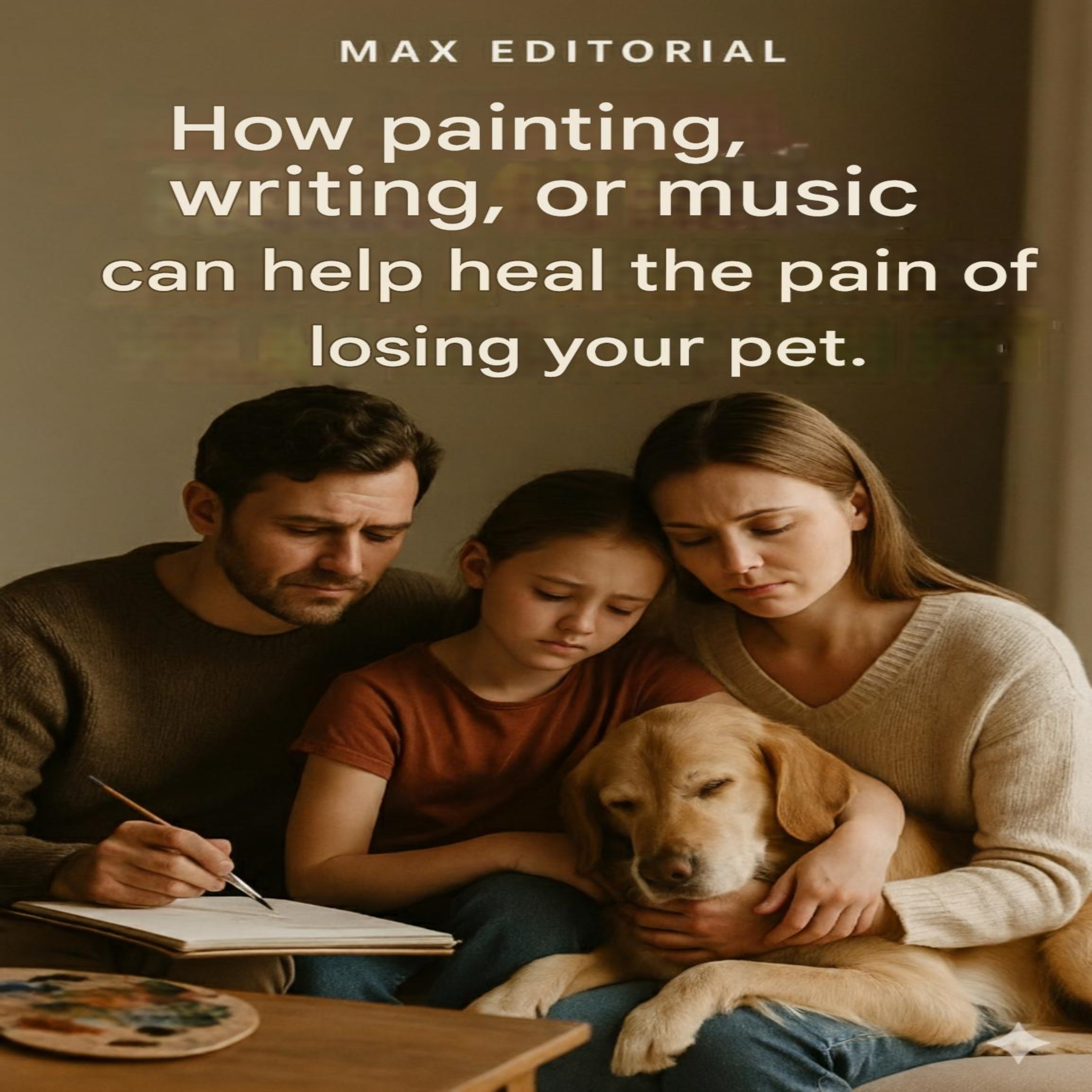 How Painting, Writing, or Music Can Help Heal the Pain of Losing Your Pet.