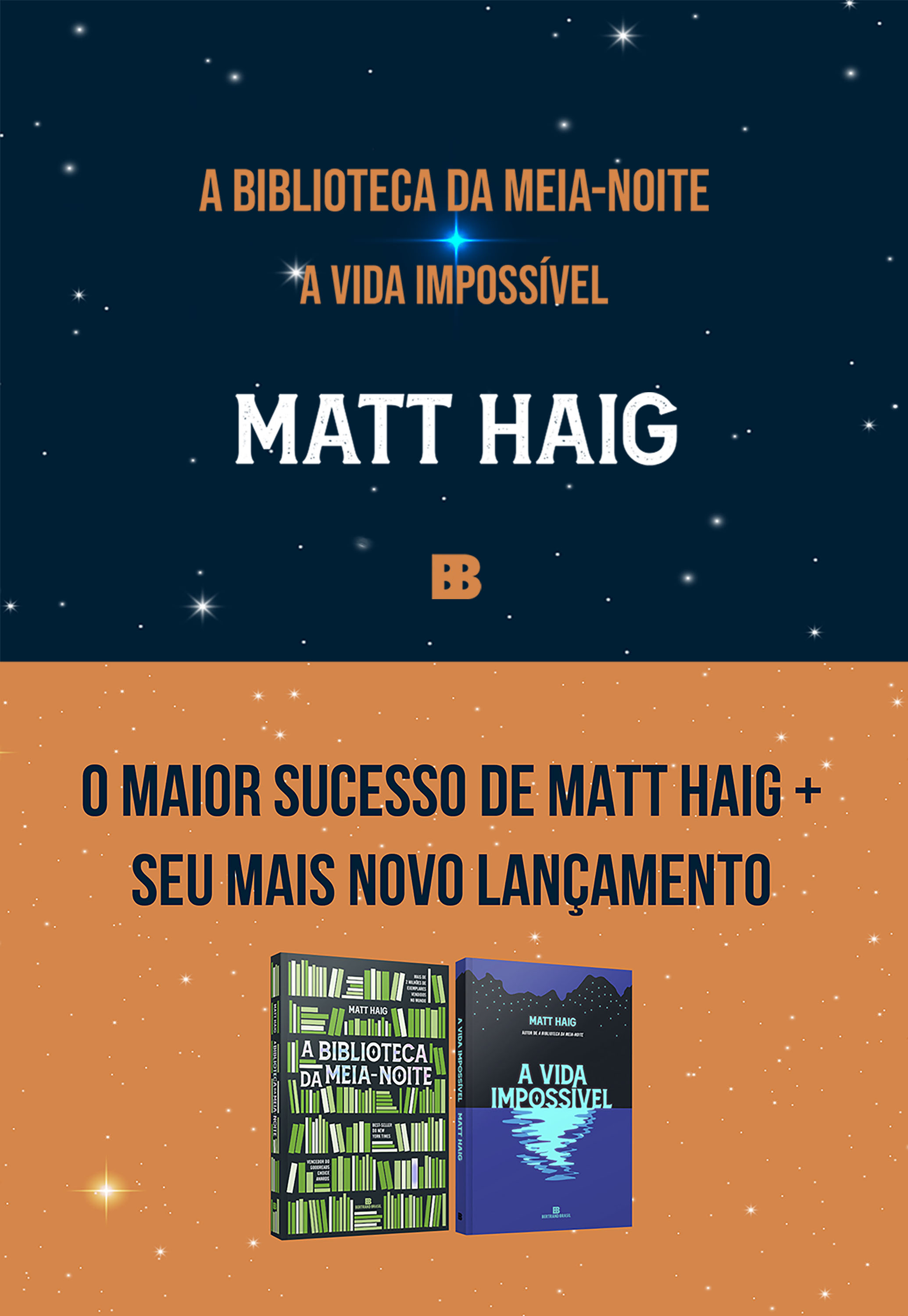 Kit Biblioteca da meia noite + A vida impossível