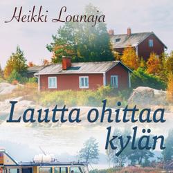 Lautta ohittaa kylän