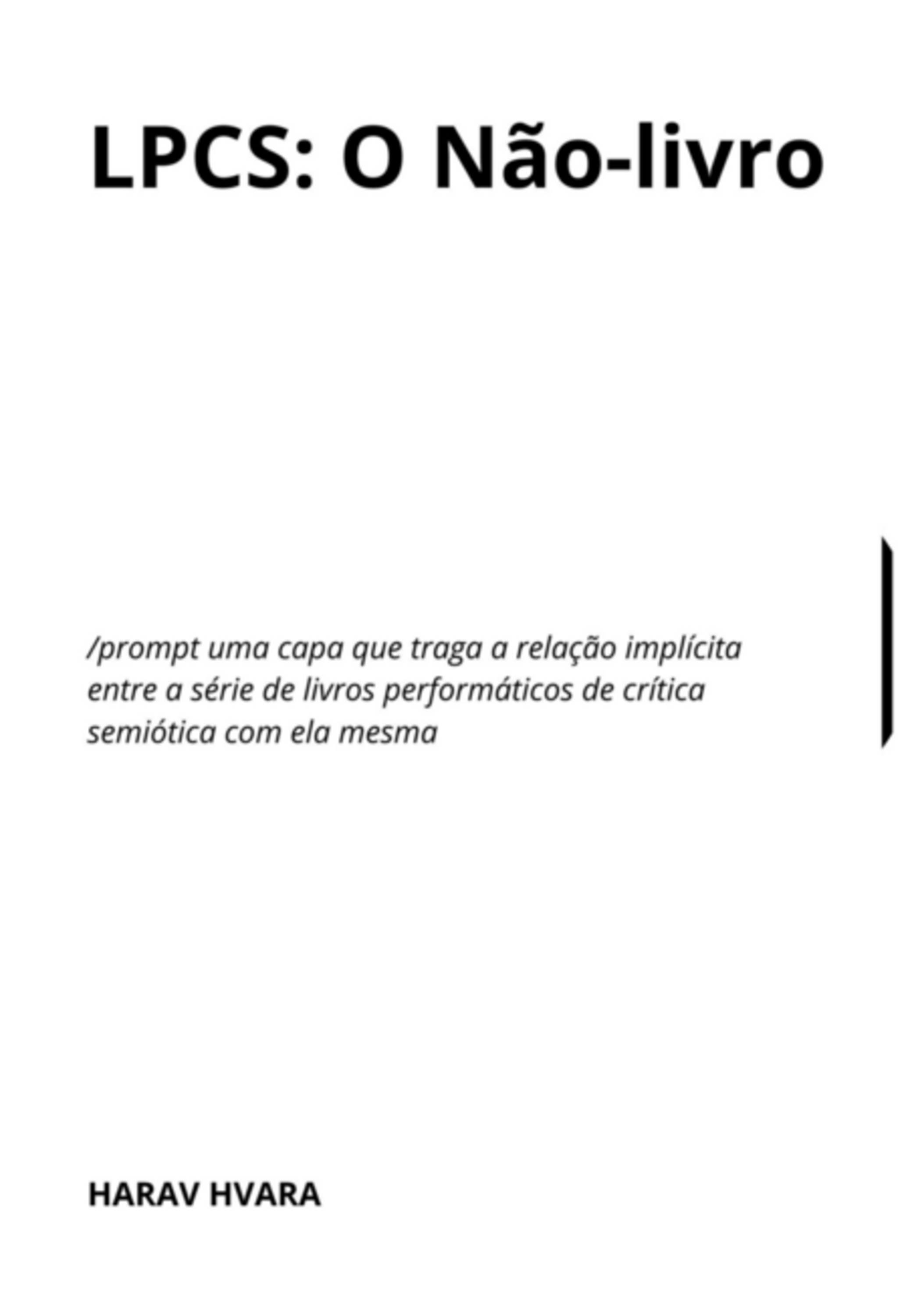 Lpcs: O Não-livro