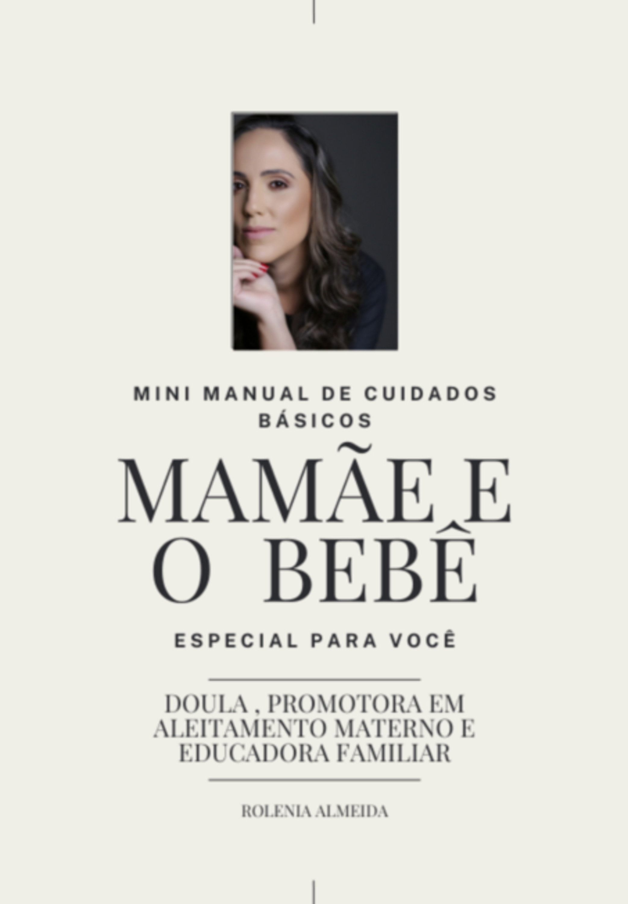 Mini Manual De Cuidados Basicos Mamãe E Bebê