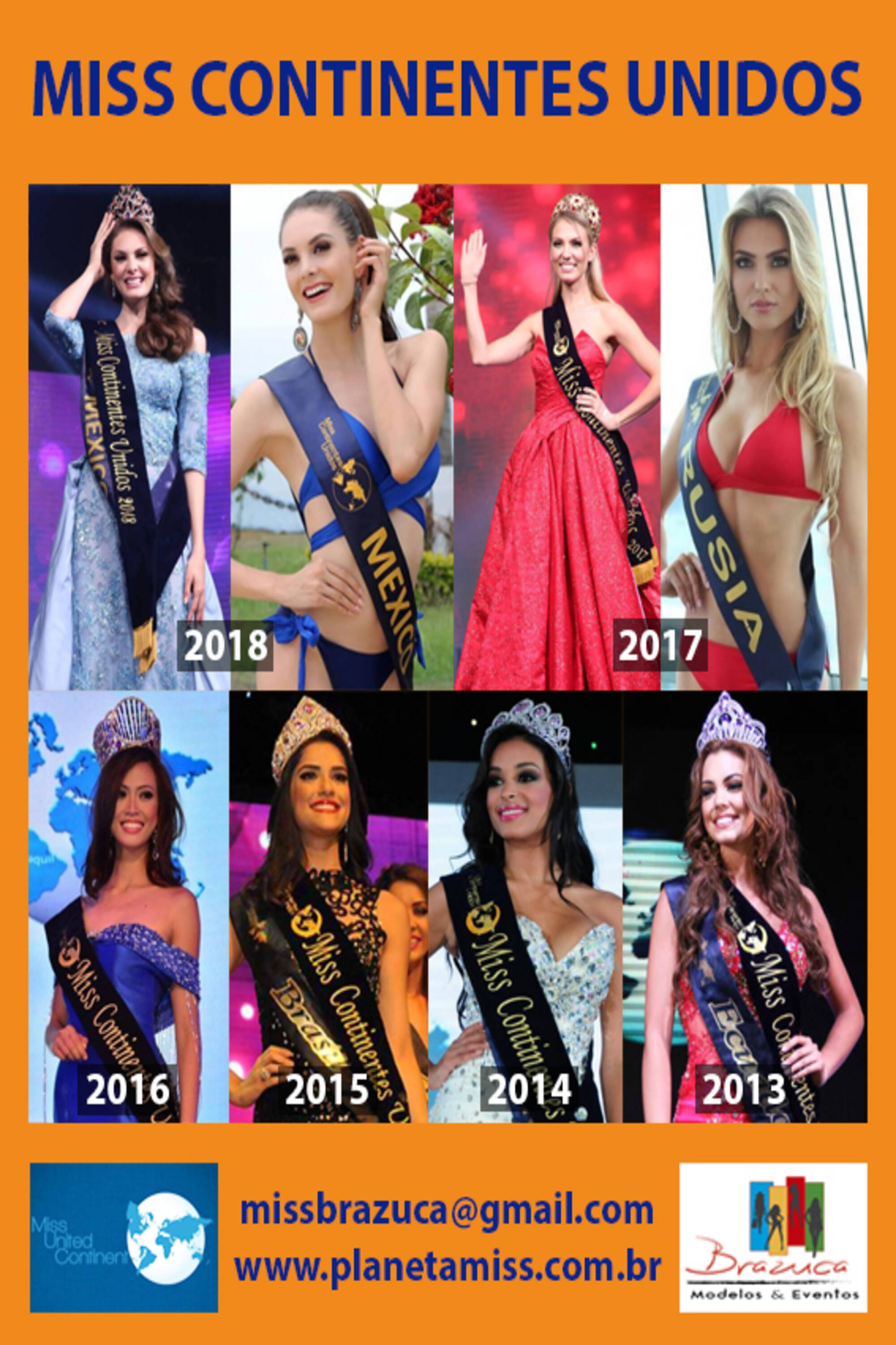 MUNDO MISS - MISS CONTINENTES UNIDOS