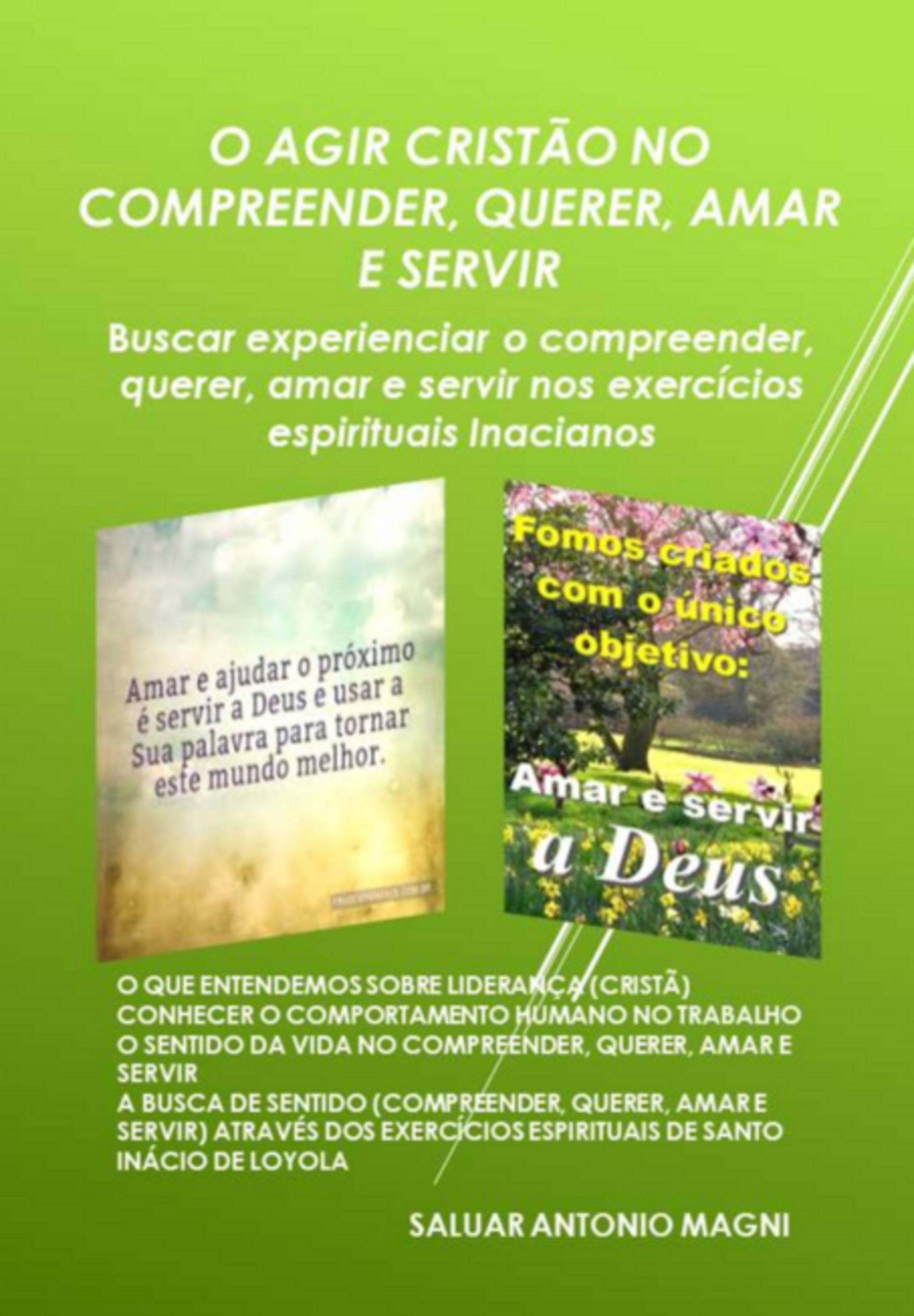 O Agir Cristão No Compreender, Querer, Amar E Servir