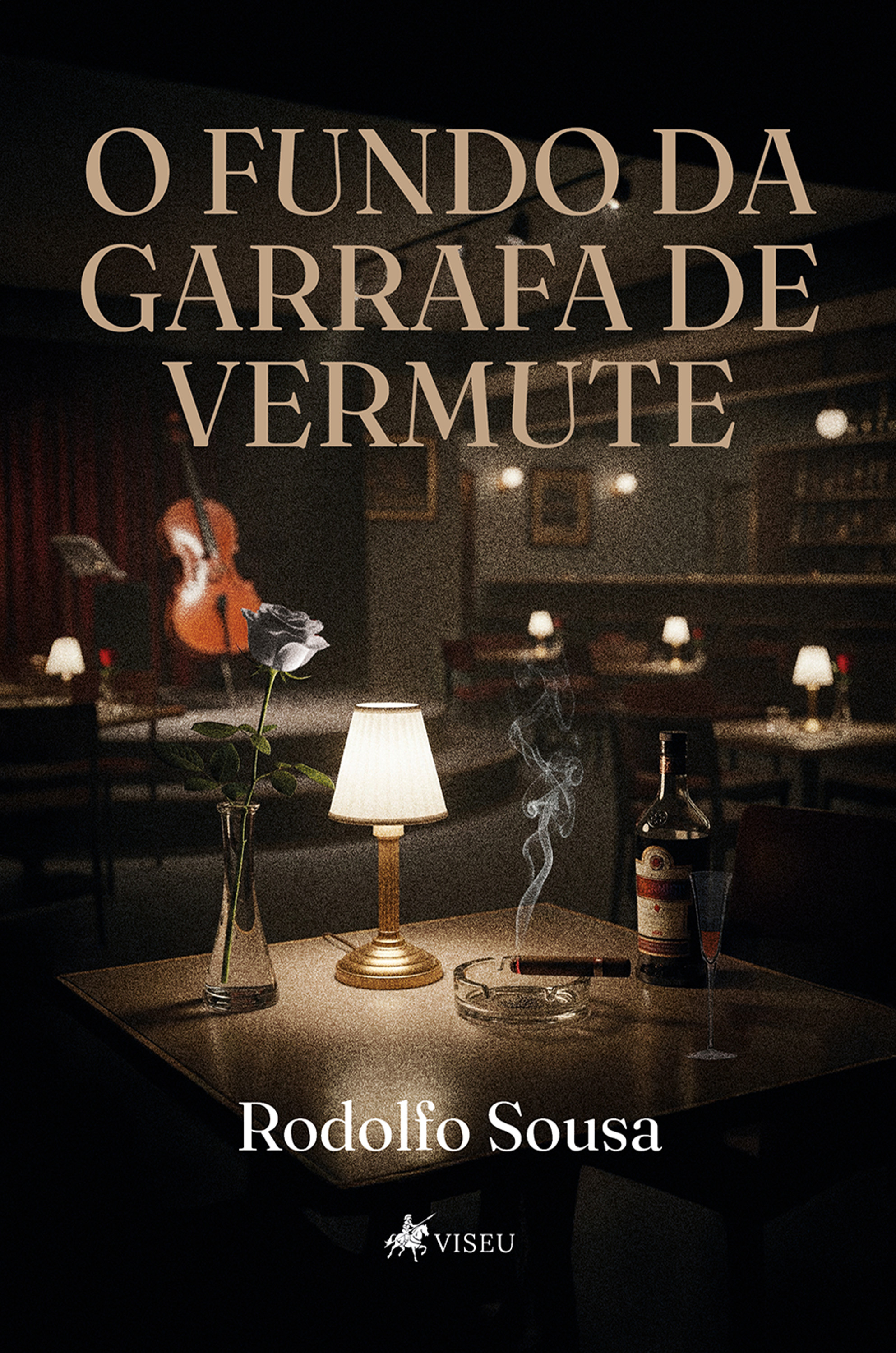 O fundo da garrafa de vermute