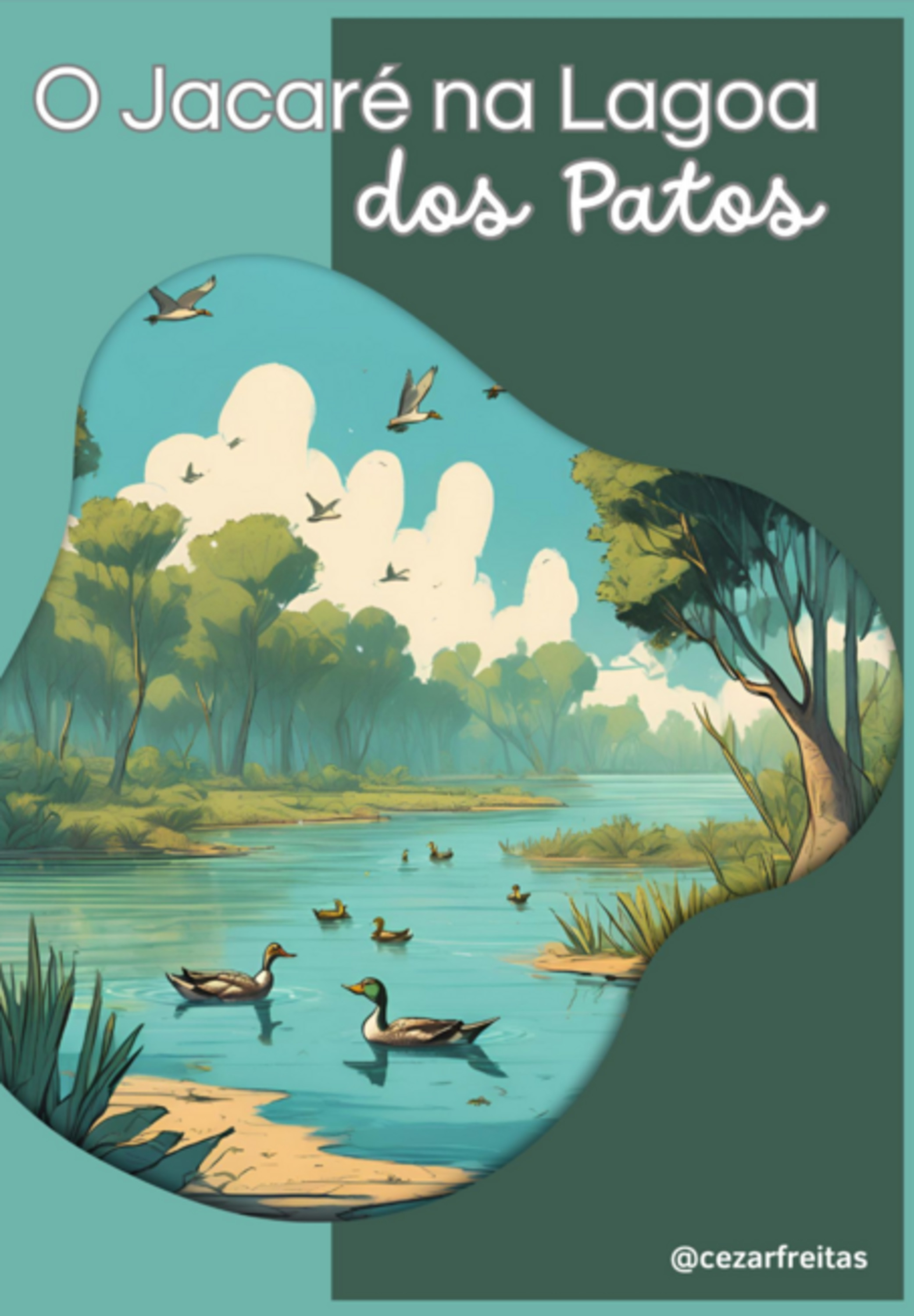 O Jacaré Na Lagoa Dos Patos
