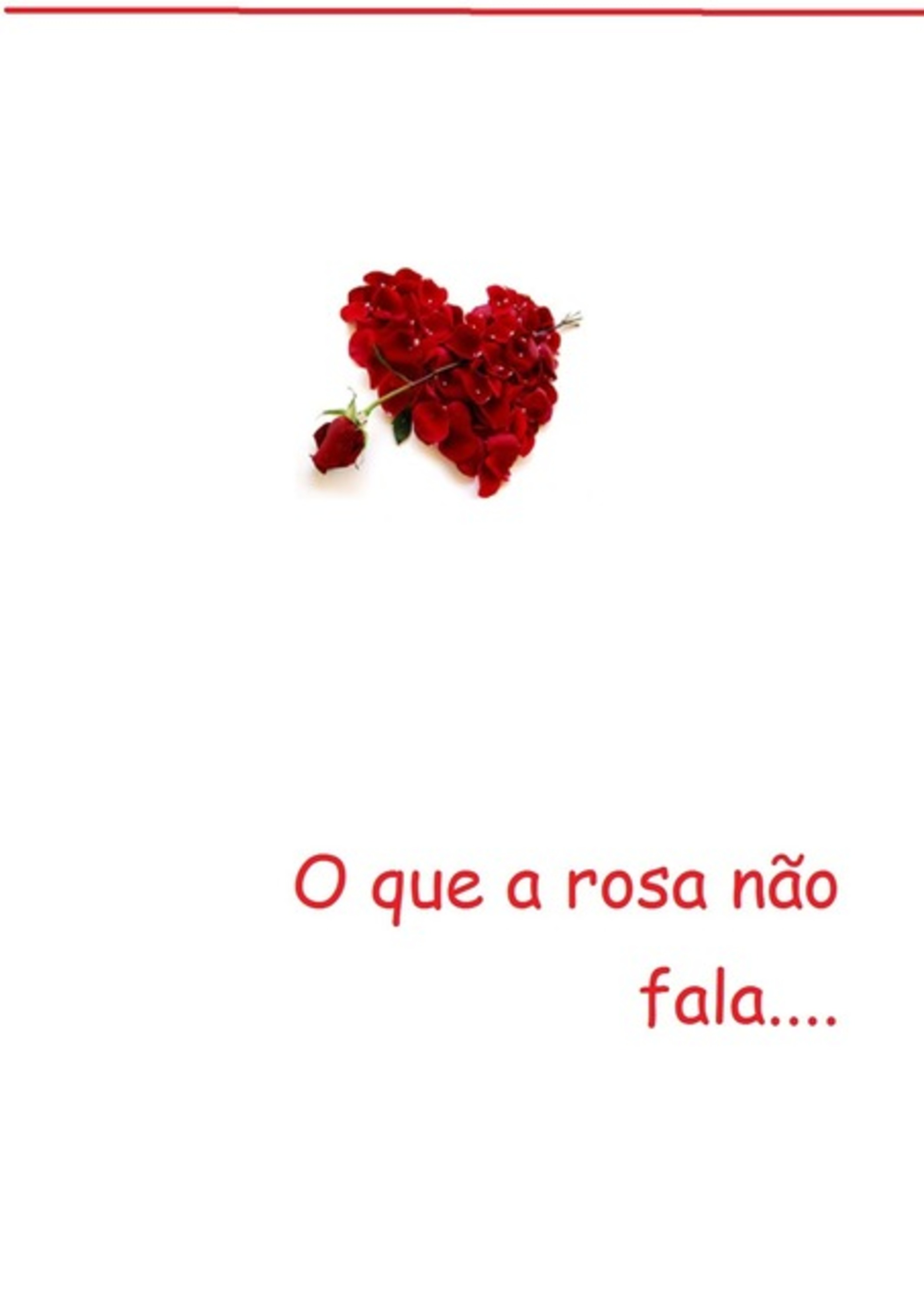 O Que A Rosa Não Fala