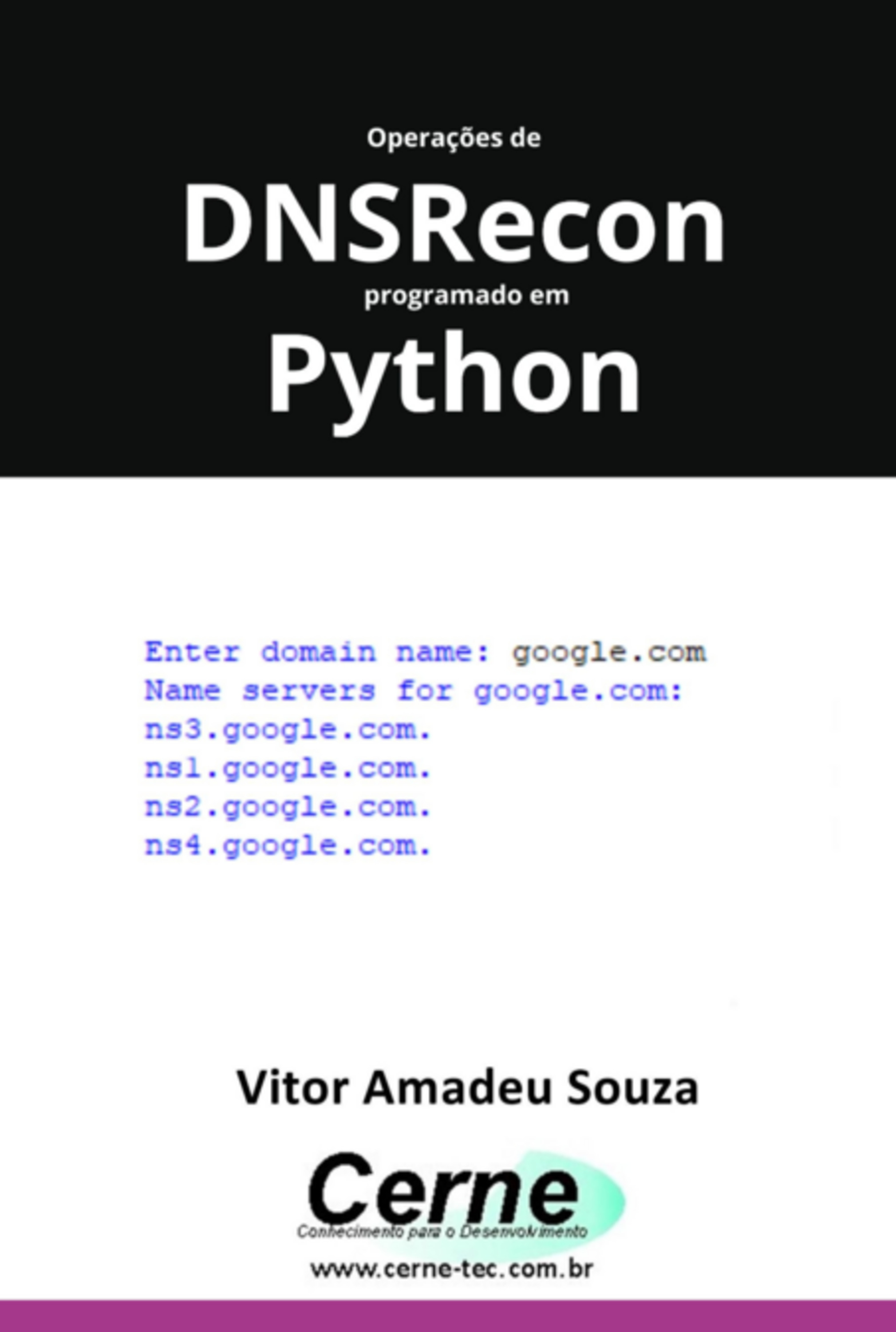 Operações De Dnsrecon Programado Em Python