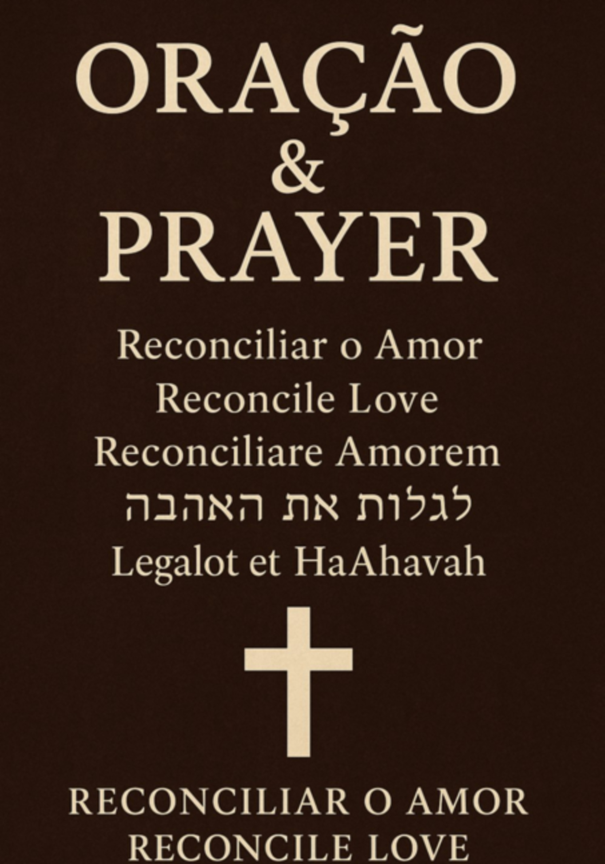 Oração Prayer: Português And English