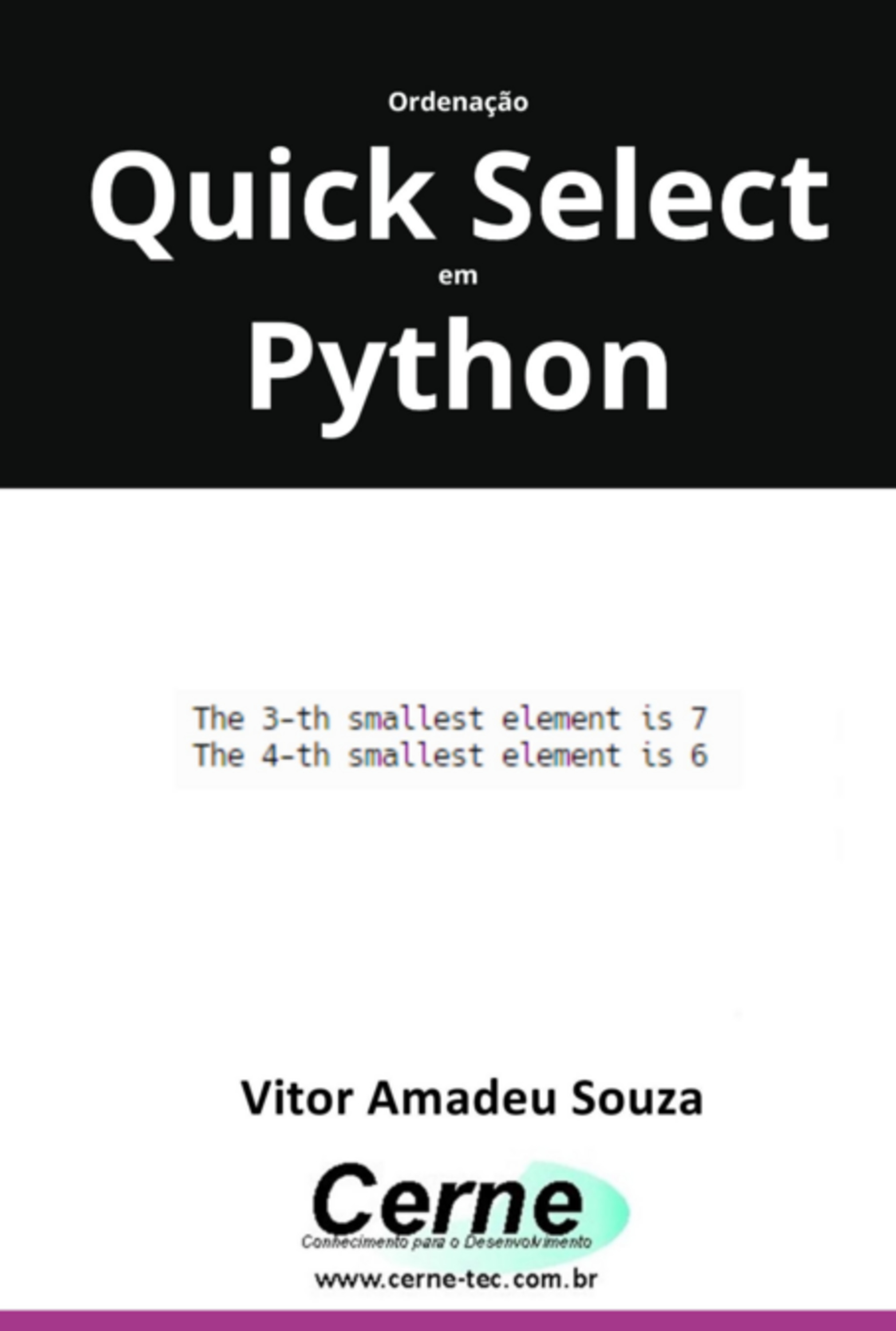 Ordenação Quick Select Em Python