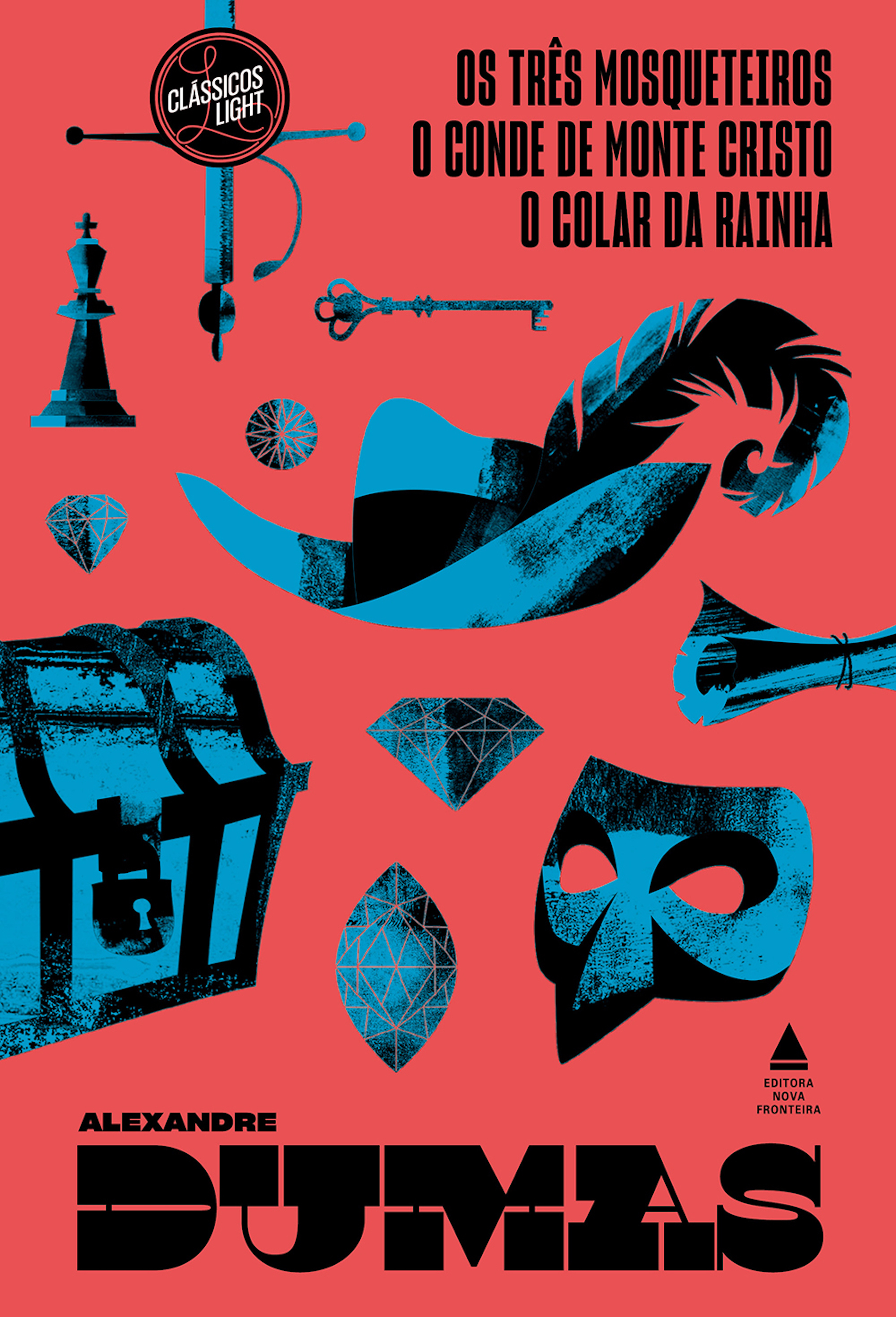 Os três mosqueteiros, o Conde de Monte Cristo, o colar da Rainha