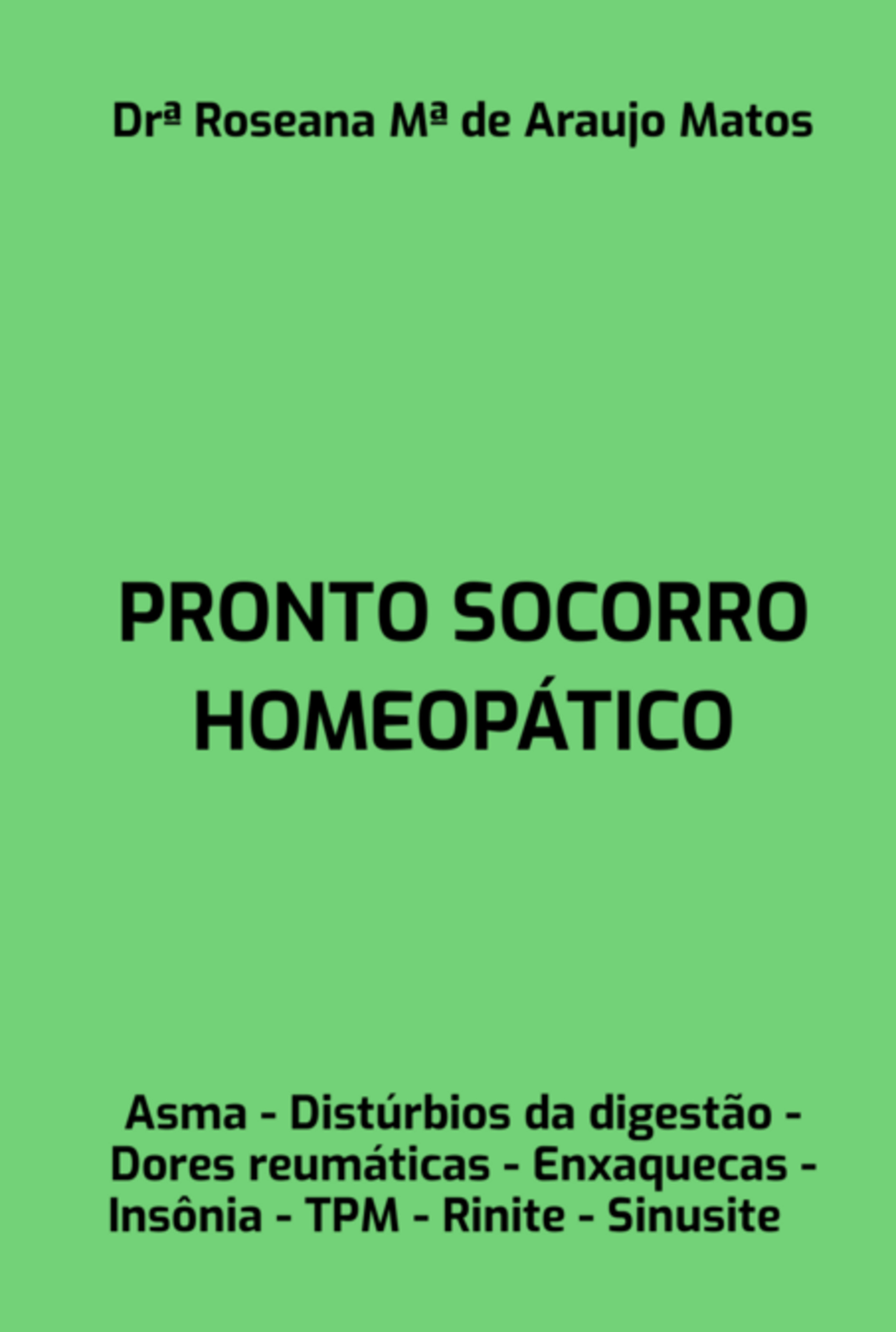 Pronto Socorro Homeopático