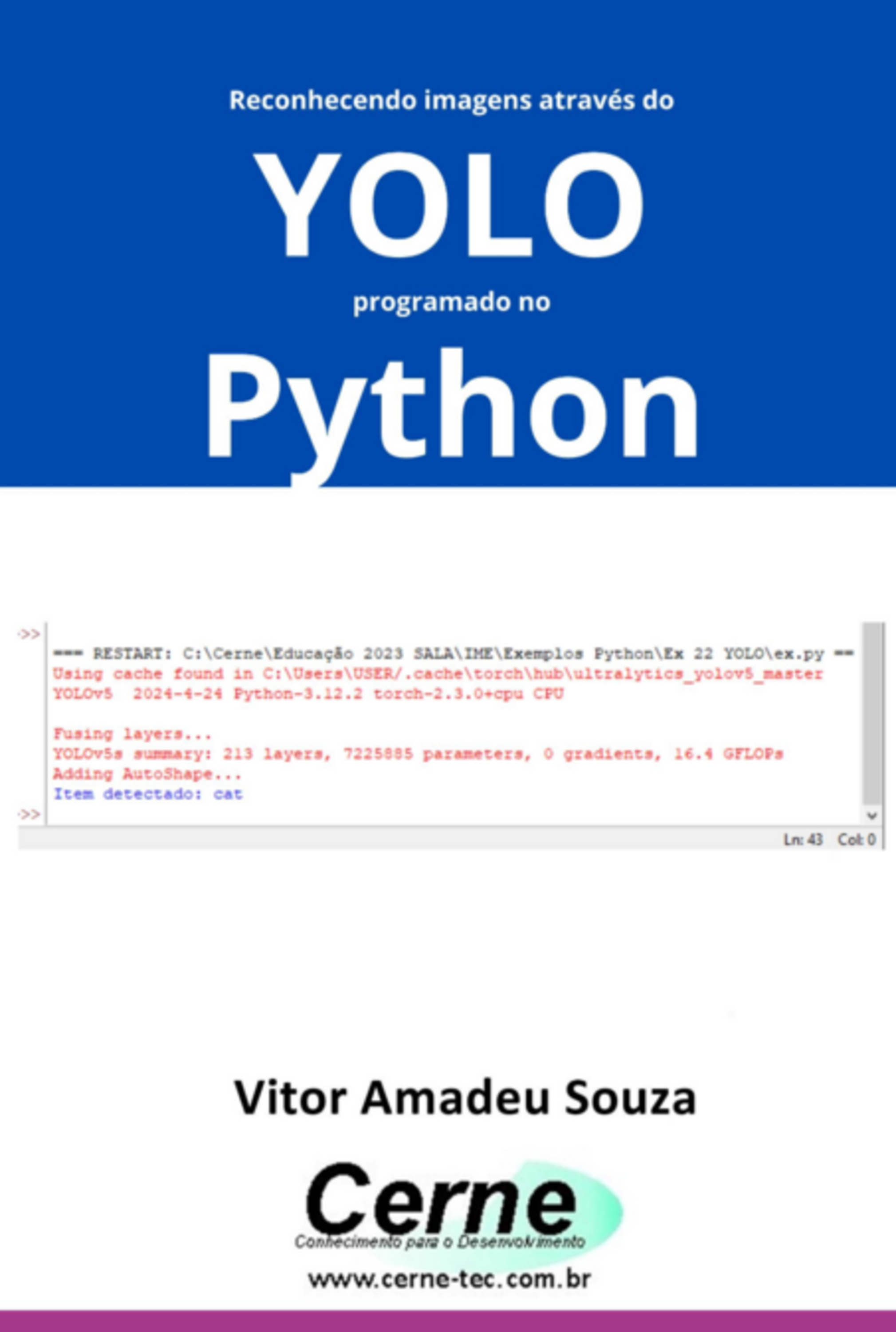 Reconhecendo Imagens Através Do Yolo Programado No Python