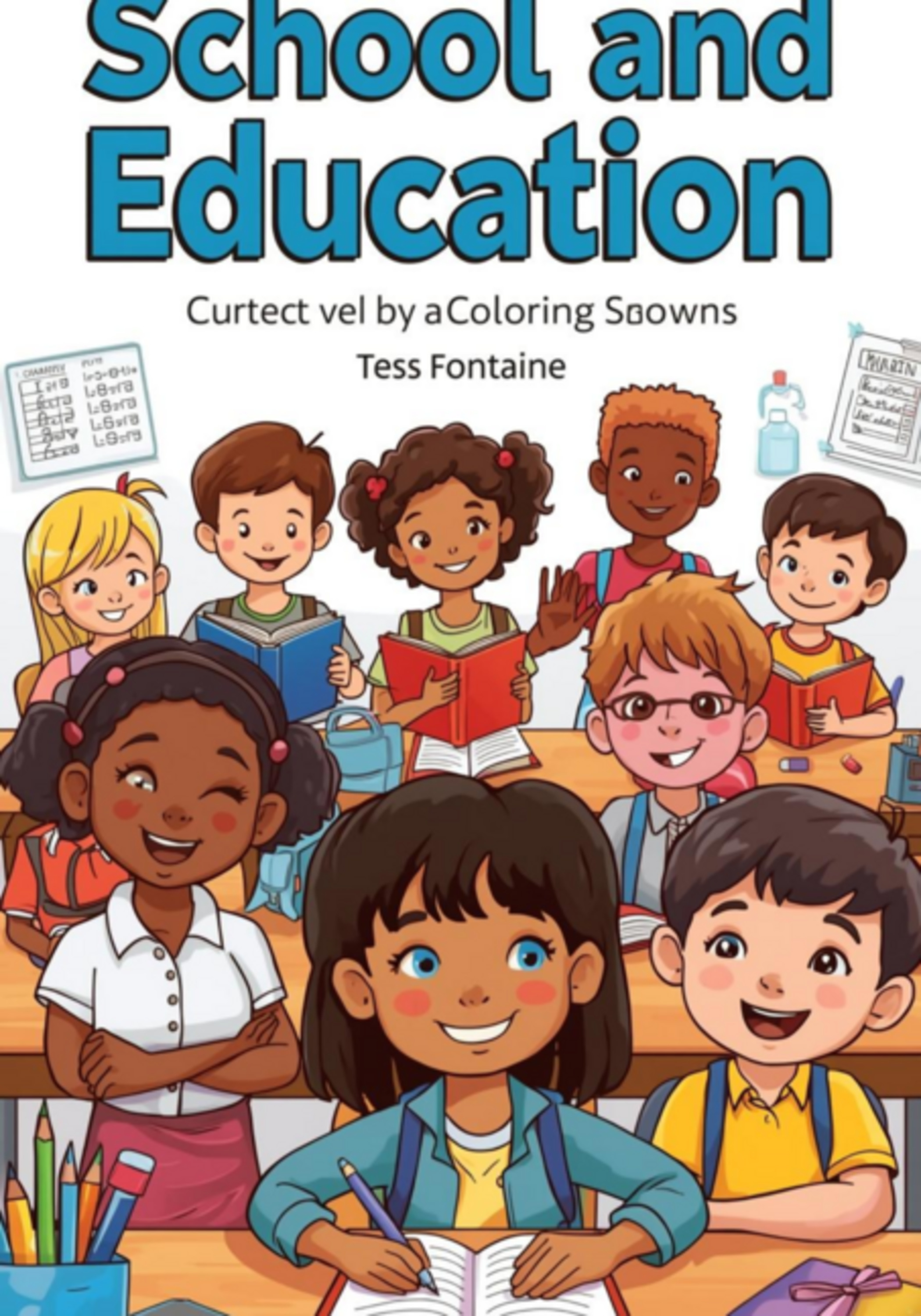 School Fun: A Learning Coloring Book