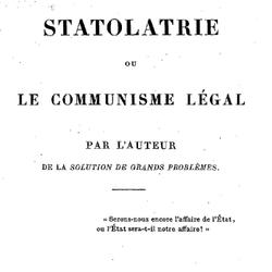 Statolâtrie