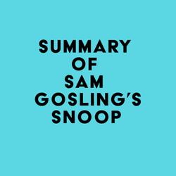 Summary of Sam Gosling's Snoop