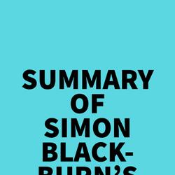 Summary of Simon Blackburn's Think