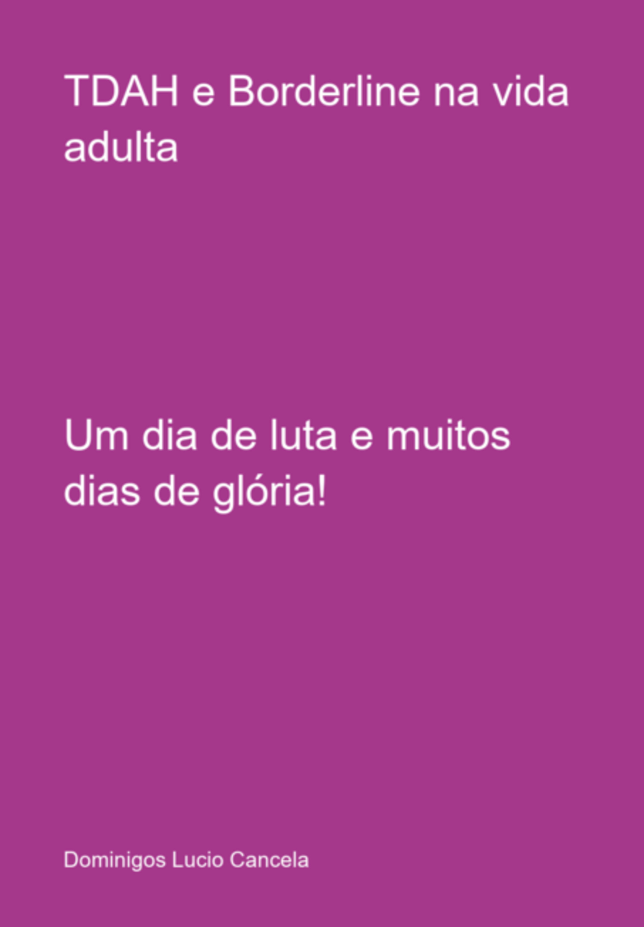 Tdah E Borderline Na Vida Adulta