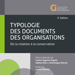 Typologie des documents des organisations, 2e édition