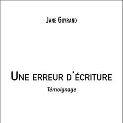 Une erreur d'écriture