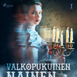 Valkopukuinen nainen 1