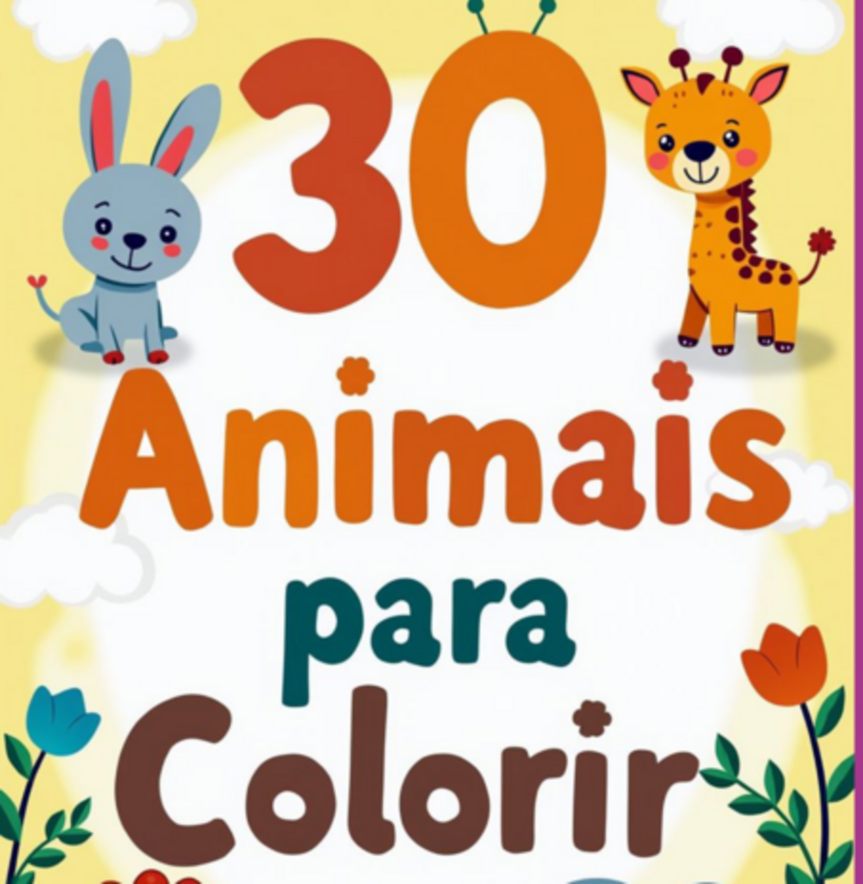 30 Animais Para Colorir