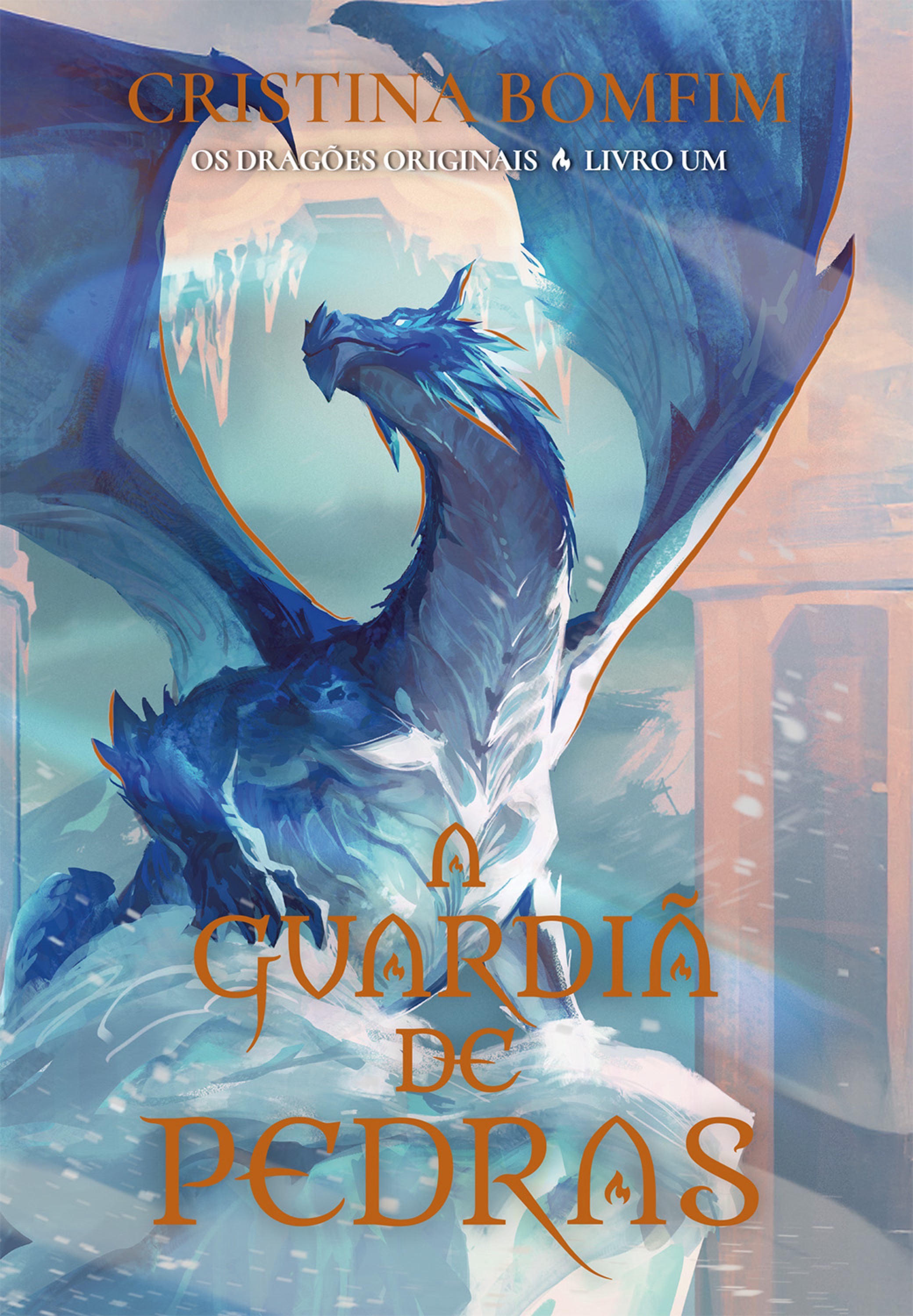 A guardiã de pedras – Romantasia slow burn em edição com capa dura e pintura trilateral, primeiro livro da série Os Dragões Originais