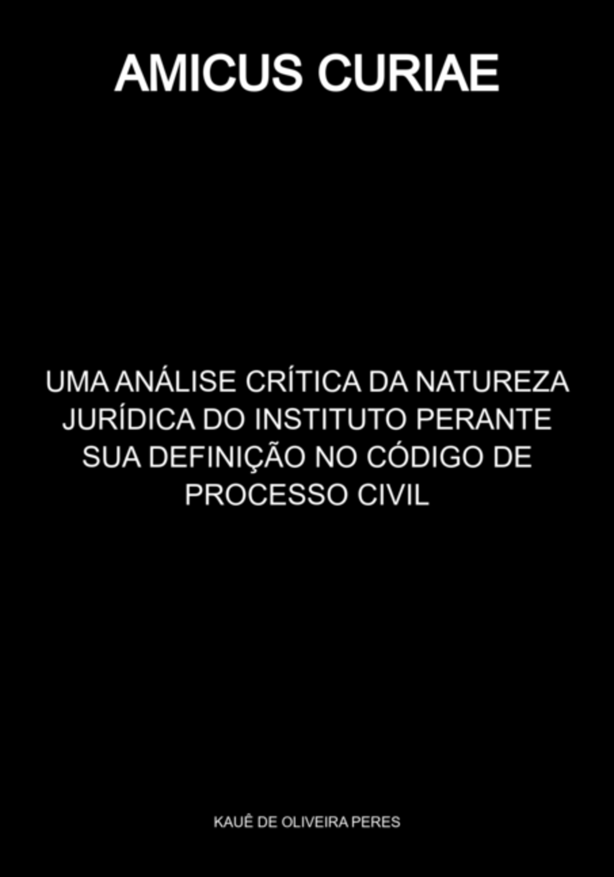 Amicus Curiae