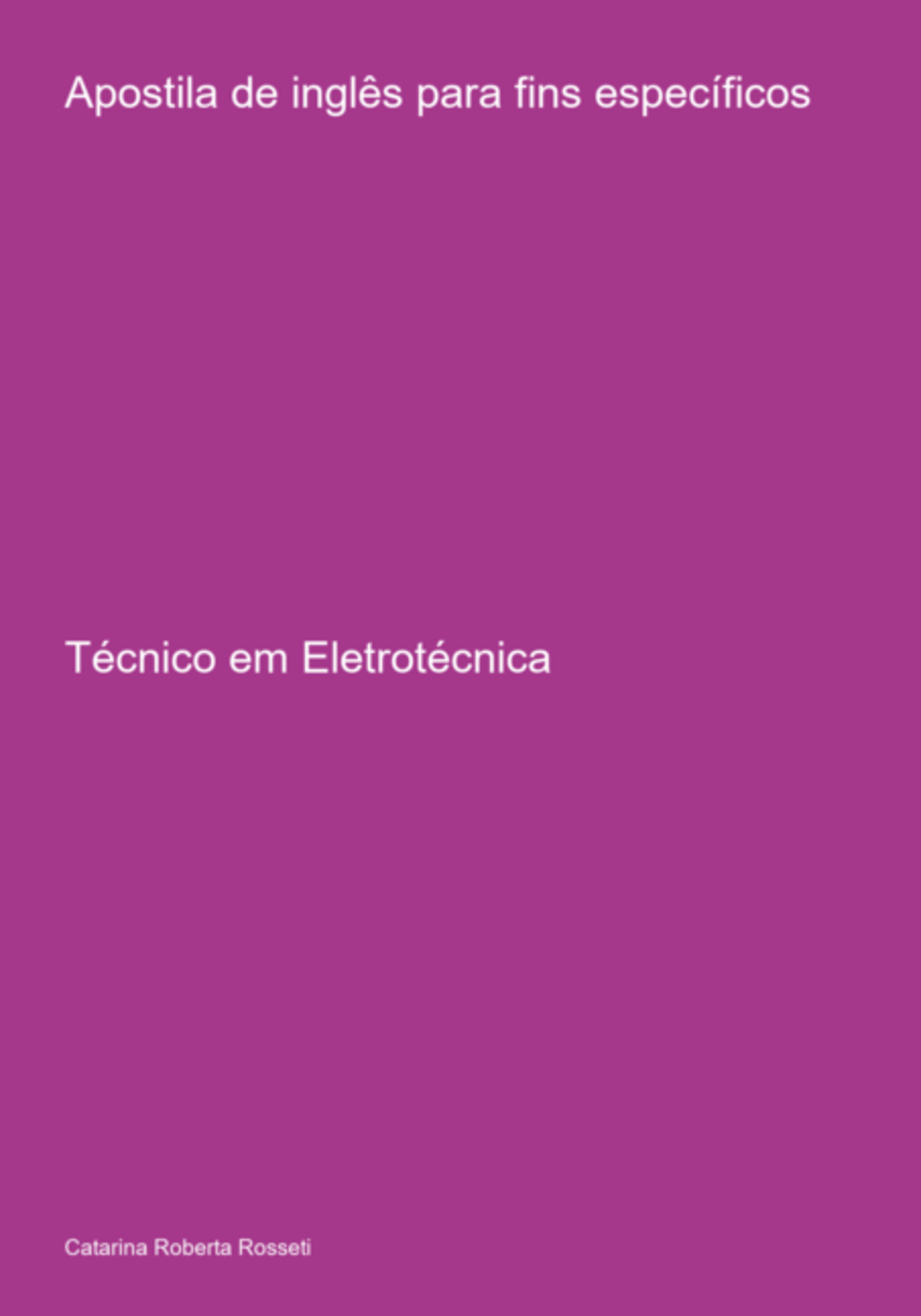 Apostila De Inglês Para Fins Específicos