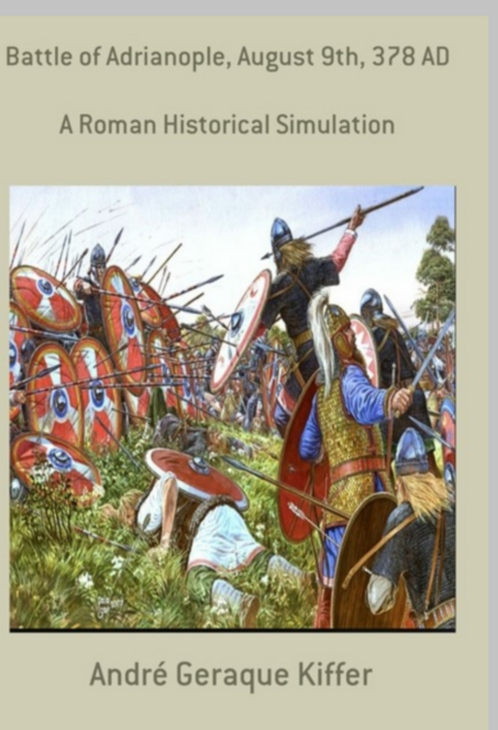 Battle Of Adrianople, August 9th, 378 Ad