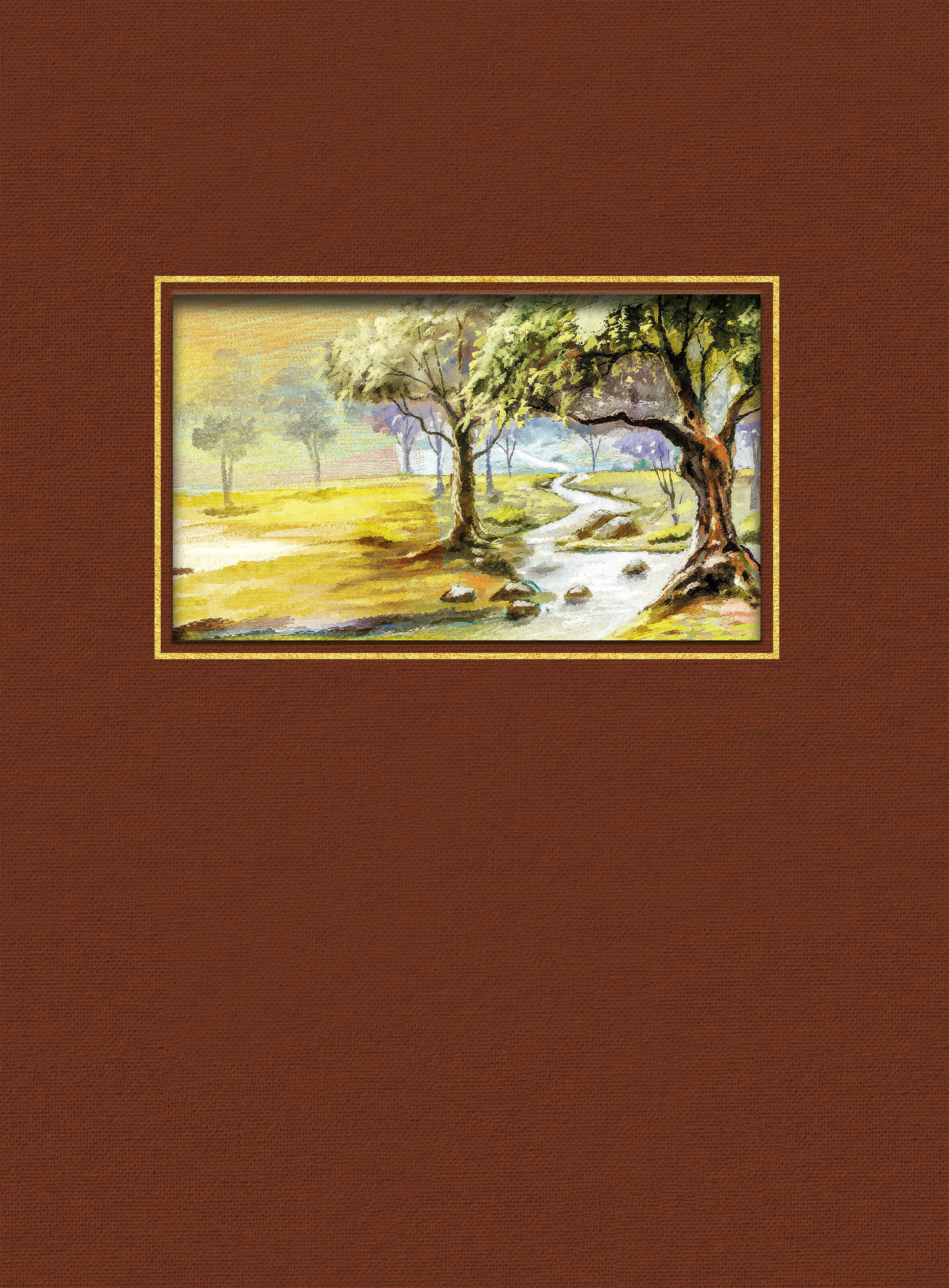 Bíblia ACF com espaço para anotações, Tecido sobre capa dura com moldura, Leitura Perfeita